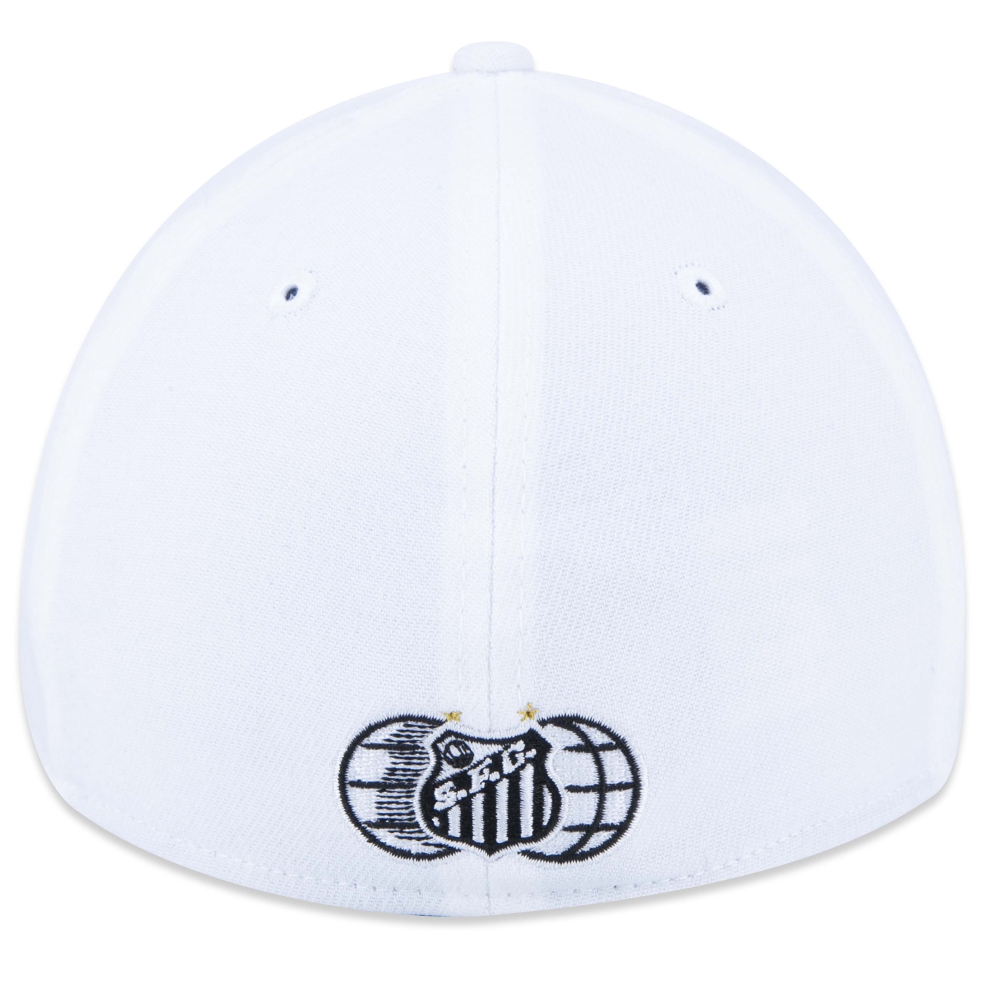 Bone New Era 39THIRTY Futebol Santos Branco 4