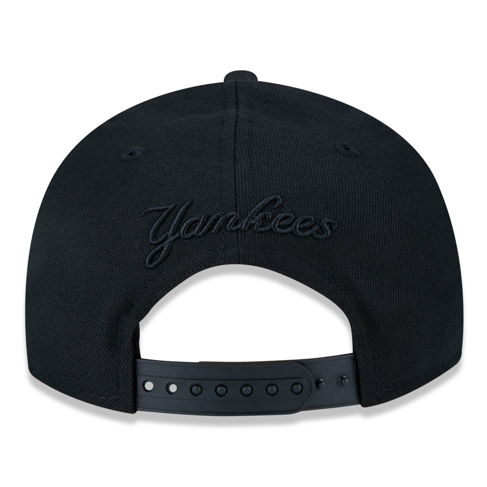 Bone New Era 9FIFTY Original Fit MLB New York Yankees Preto 9