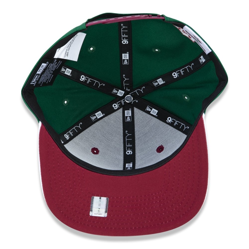 Bone New Era 9FIFTY Original Fit Fluminense Futebol Vermelho 5