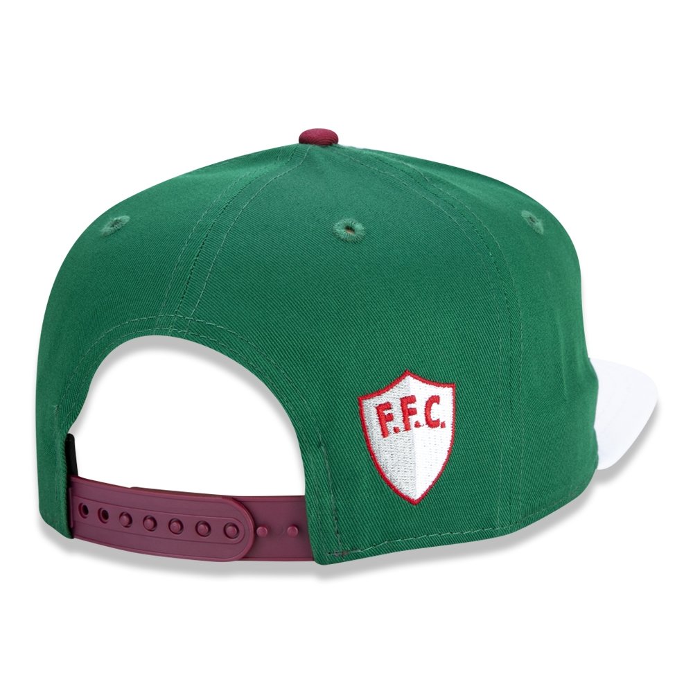 Bone New Era 9FIFTY Original Fit Fluminense Futebol Vermelho 6