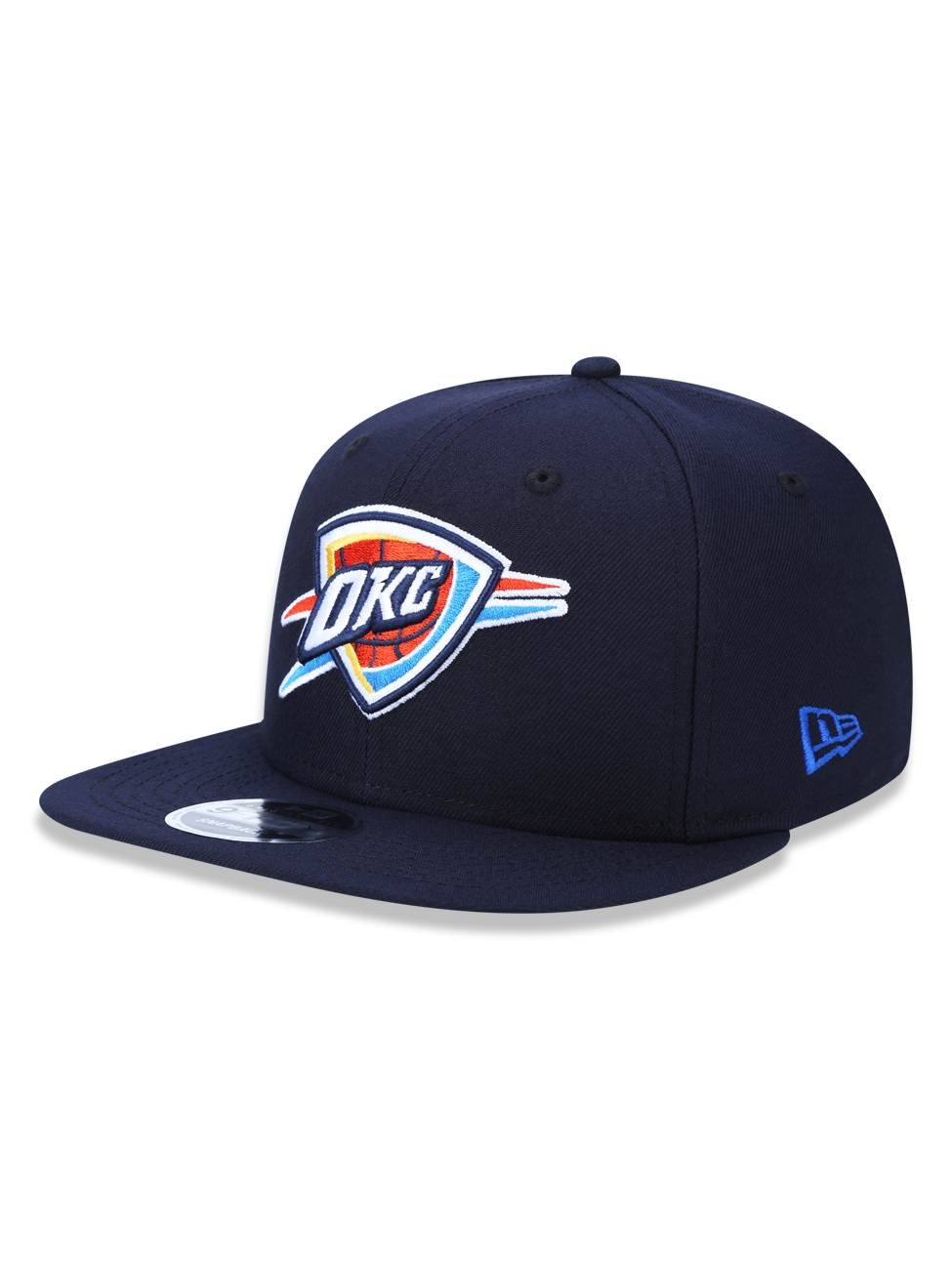 Bone New Era 9FIFTY Original Fit NBA Oklahoma City Thunder Team Color