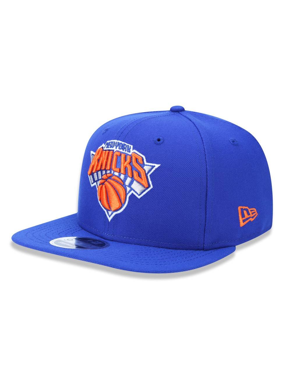 Bone New Era 9FIFTY Original Fit NBA New York Knicks Team Color Azul 1