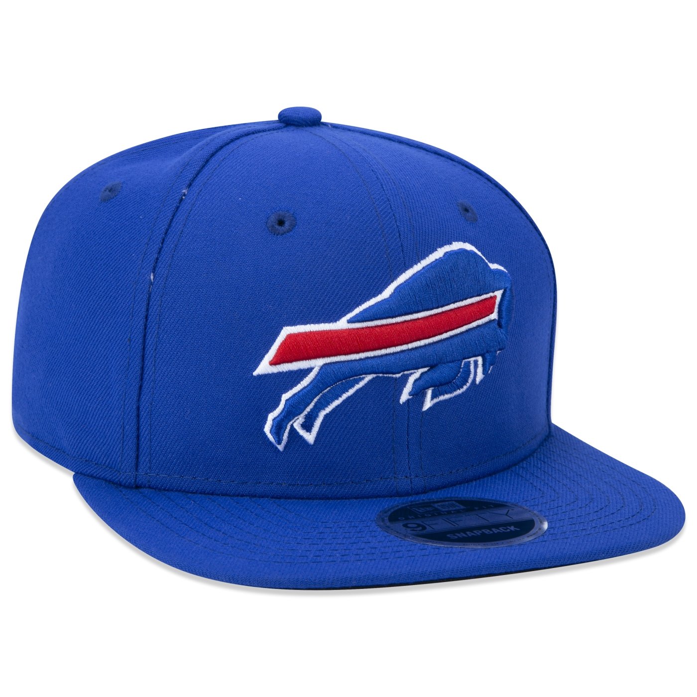 Bone New Era 9FIFTY Original Fit Snapback NFL Buffalo Bills Aba Reta Azul Royal Royal 3