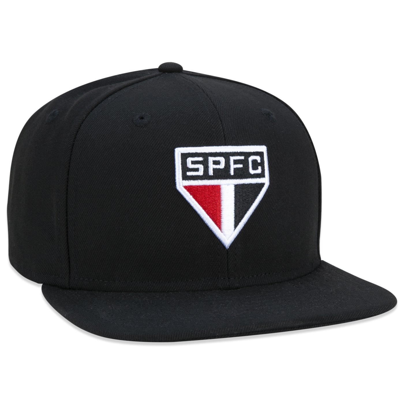 Bone New Era 9FIFTY Original Fit Snapback Aba Reta Futebol Sao Paulo Preto 3