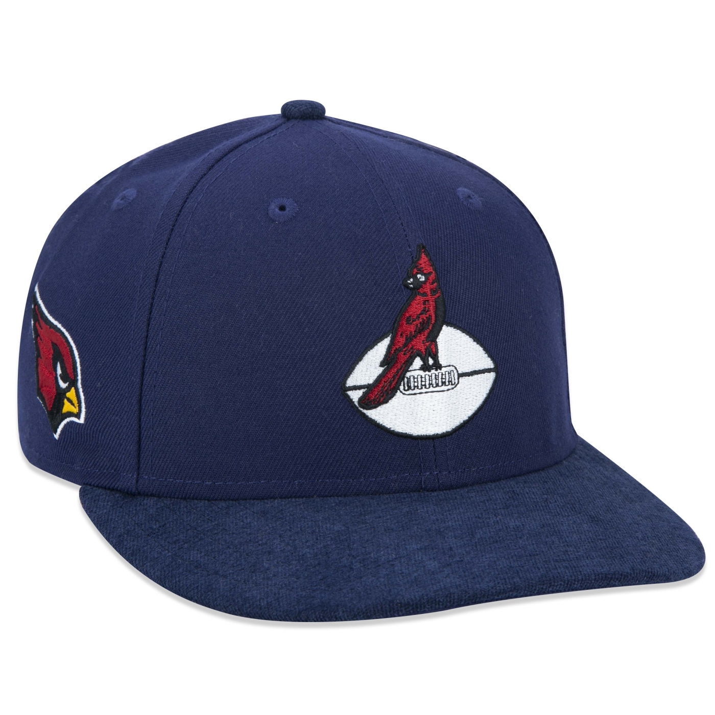 Bone New Era 9FIFTY Low Profile NFL Arizona Cardinals Modern Classic Aba Reta Azul 3