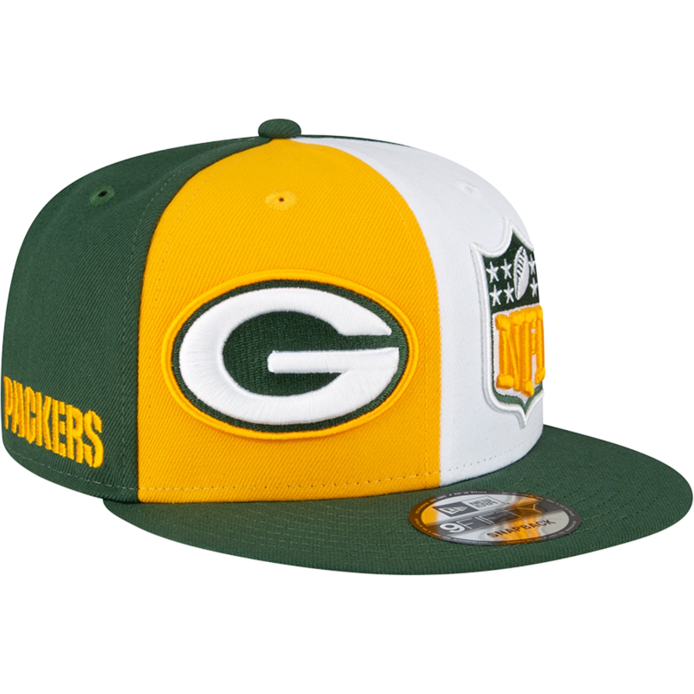 Bone New Era 9FIFTY Green Bay Packers Sideline 2023 Branco 2