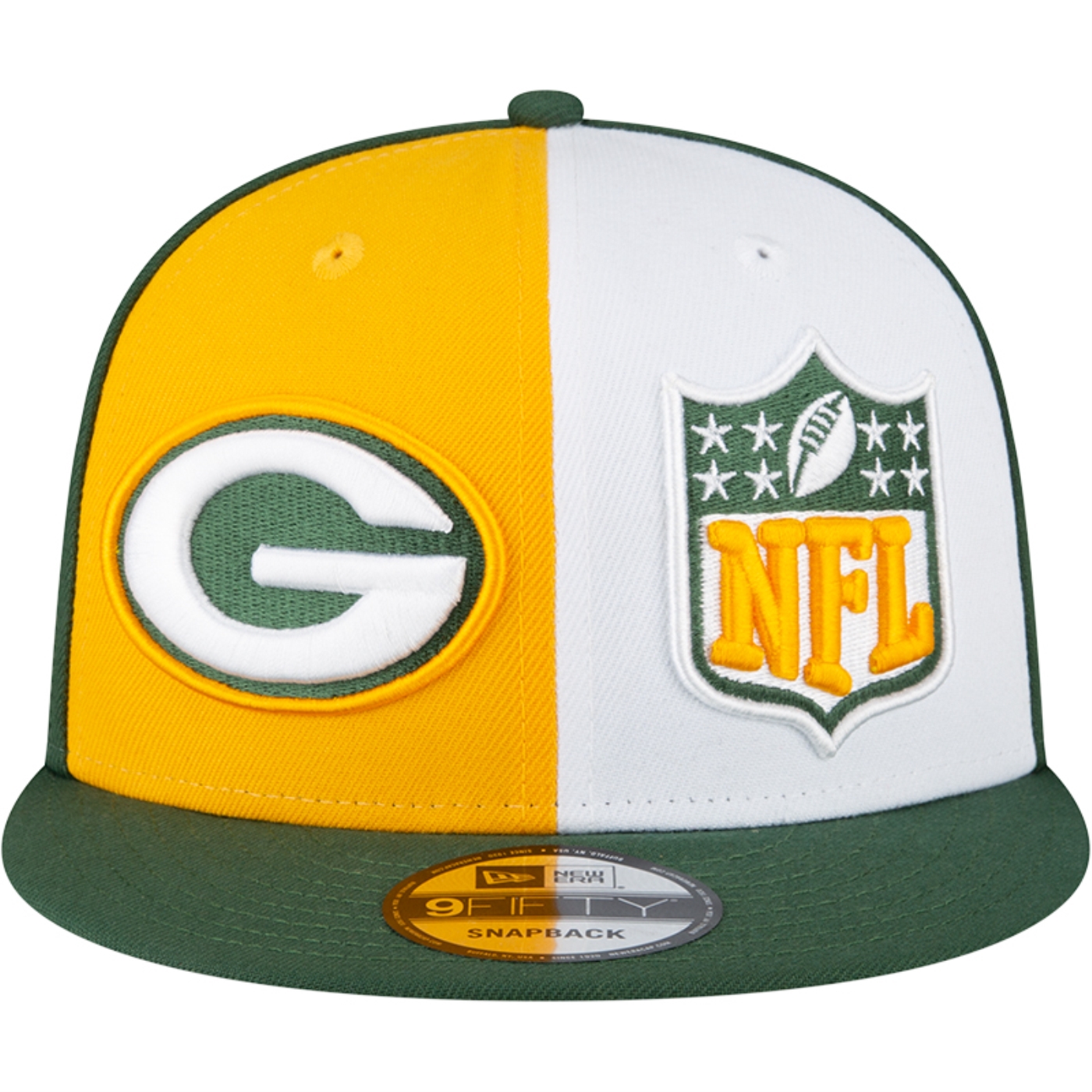 Bone New Era 9FIFTY Green Bay Packers Sideline 2023 Branco 3