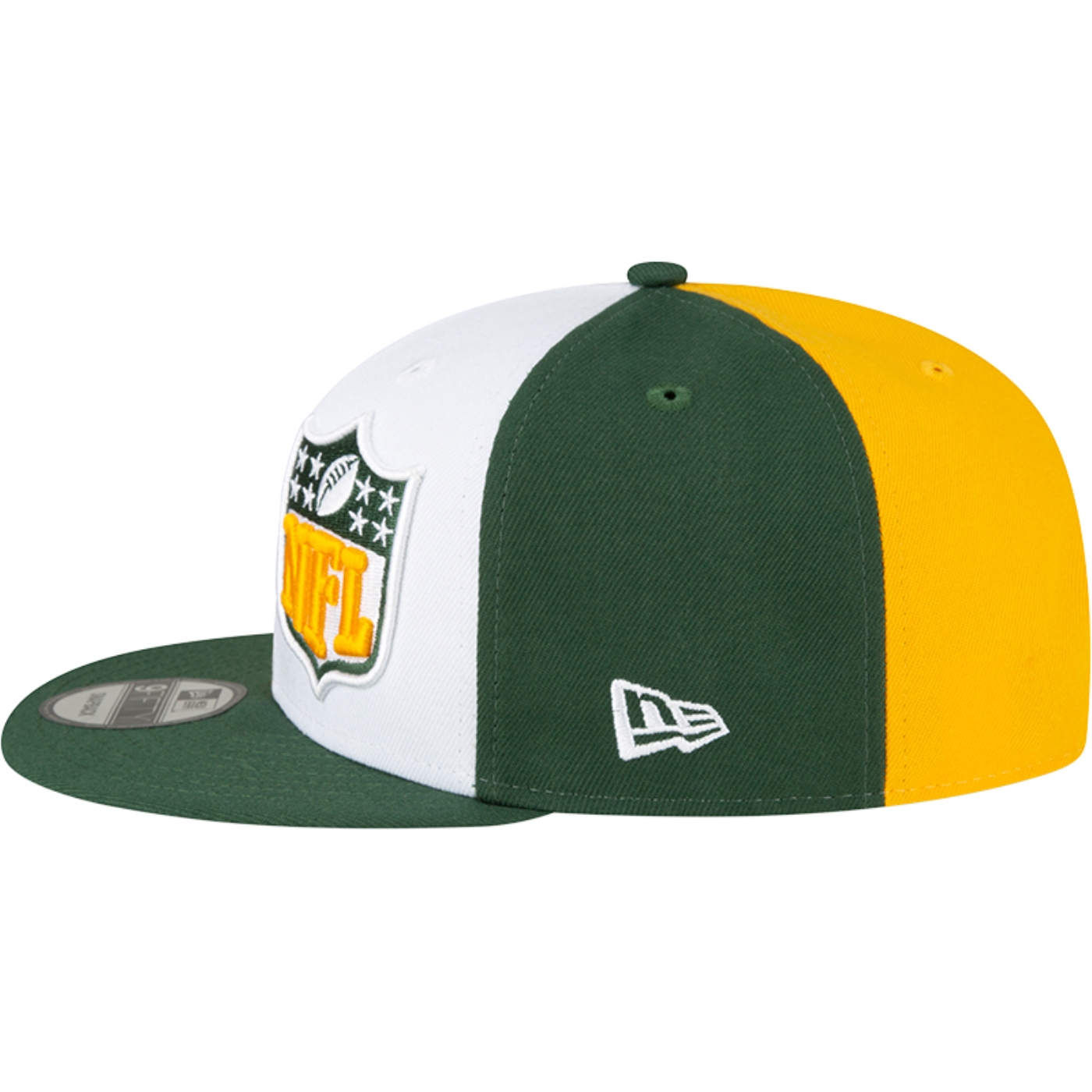 Bone New Era 9FIFTY Green Bay Packers Sideline 2023 Branco 4