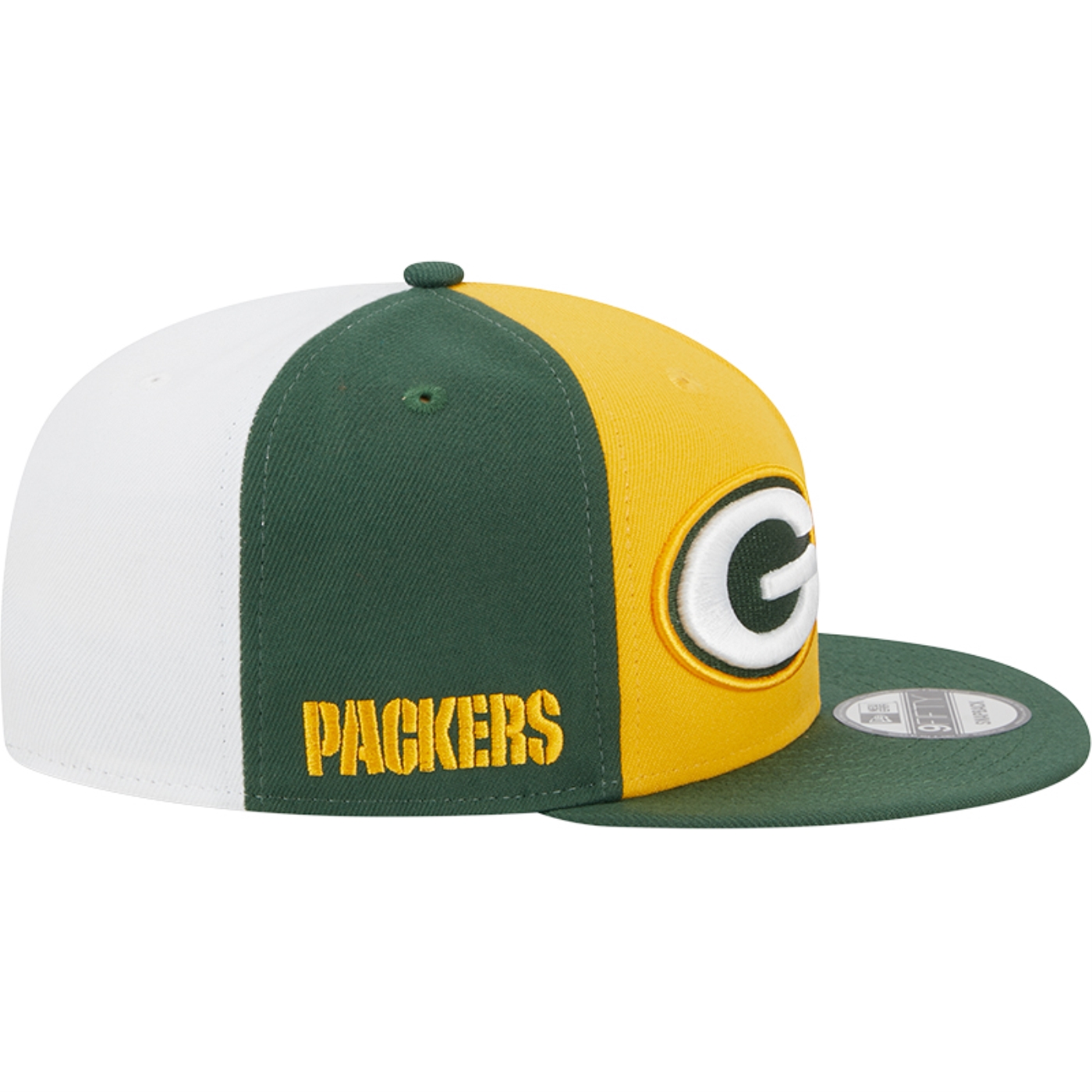 Bone New Era 9FIFTY Green Bay Packers Sideline 2023 Branco 5