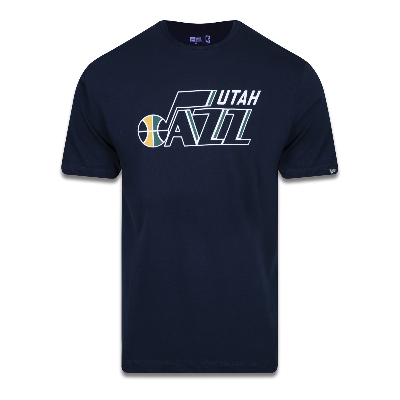 Camiseta New Era Manga Curta NBA Utah Jazz Azul 1