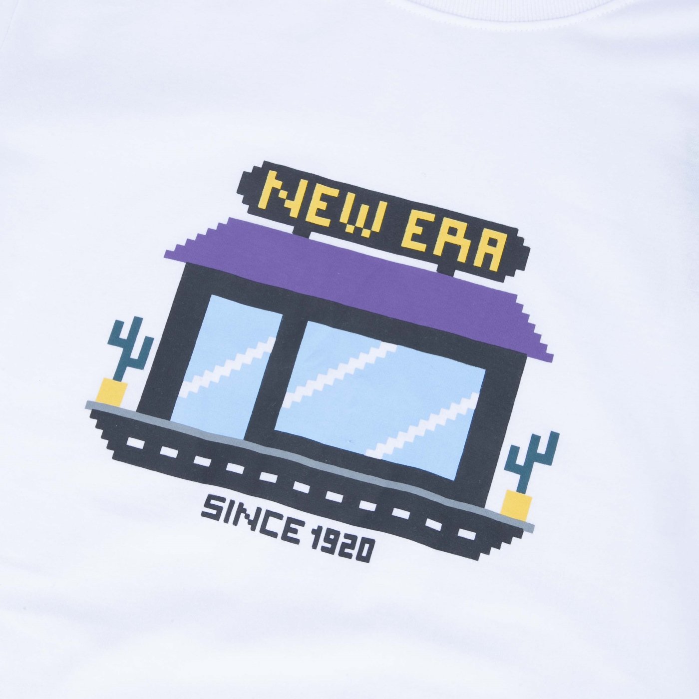 Camiseta New Era Regular Tecnologic Manga Curta Branco 3