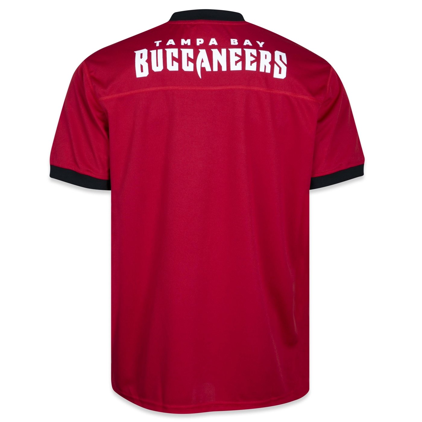 Camiseta New Era Jersey NFL Tampa Bay Buccaneers Core Manga Curta Vermelha Vermelho 2