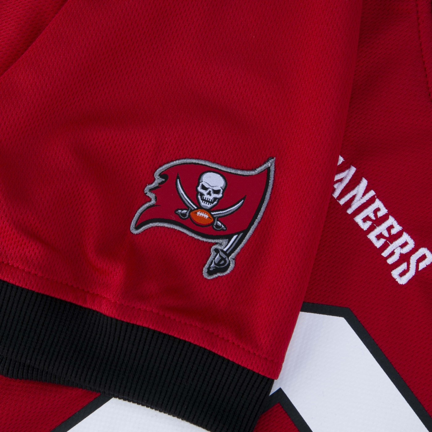 Camiseta New Era Jersey NFL Tampa Bay Buccaneers Core Manga Curta Vermelha Vermelho 4