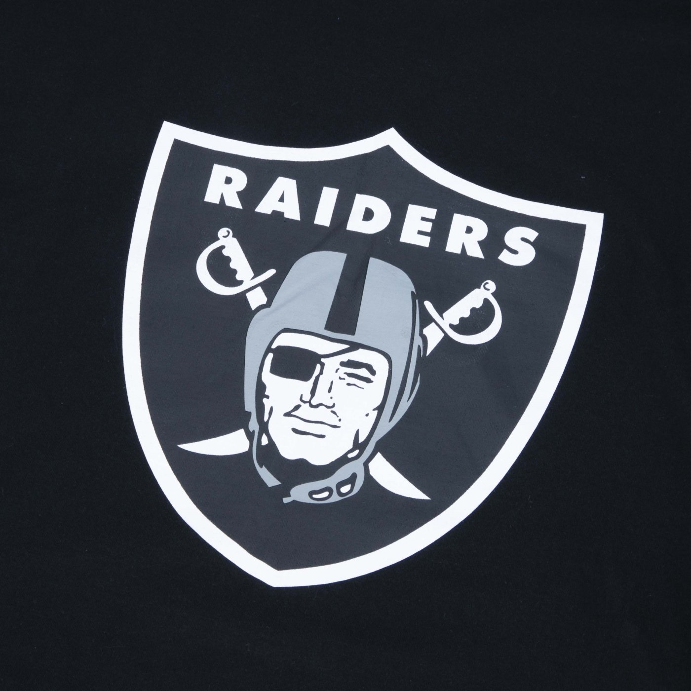 Camiseta New Era Manga Longa NFL Las Vegas Raiders Core Preto 3
