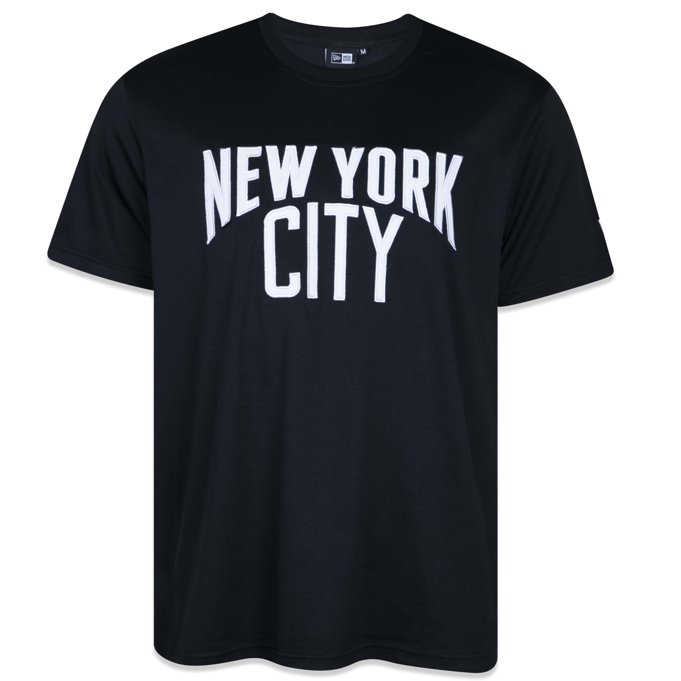 Camiseta New Era Jersey New York City Back To School Manga Curta Preto 1
