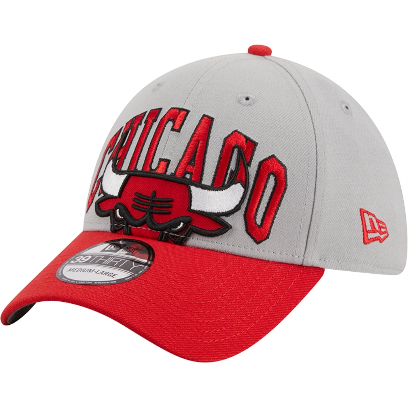Bone New Era 39THIRTY Stretch Fit Chicago Bulls NBA Tip-Off 2023