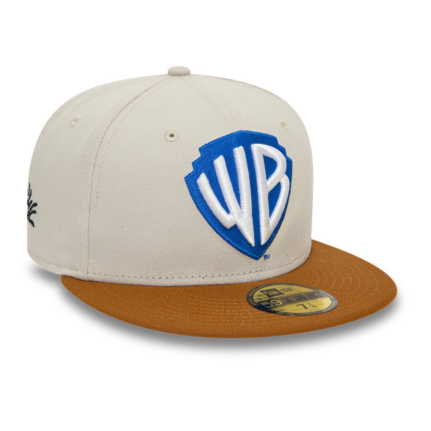 Bone New Era 59FIFTY Fitted Escudo Warner Brothers Bege 2