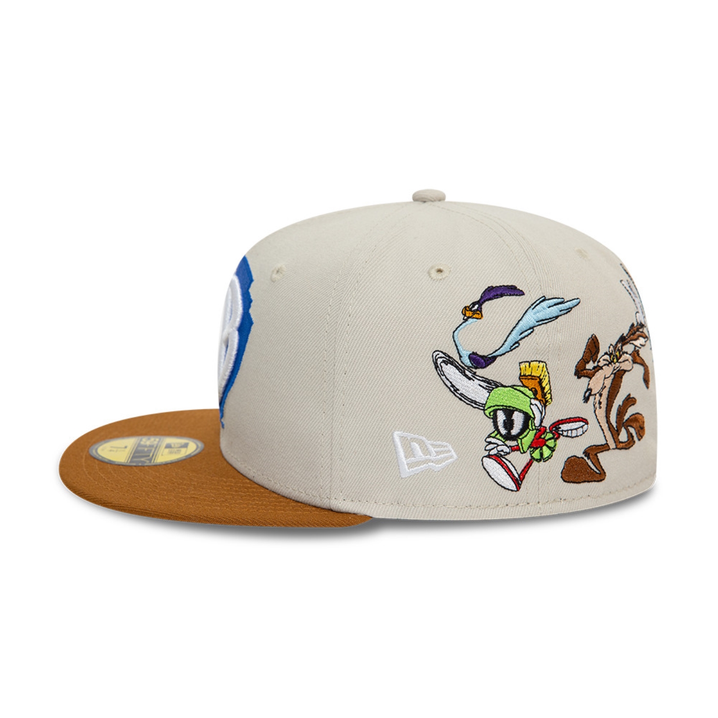 Bone New Era 59FIFTY Fitted Escudo Warner Brothers Bege 4