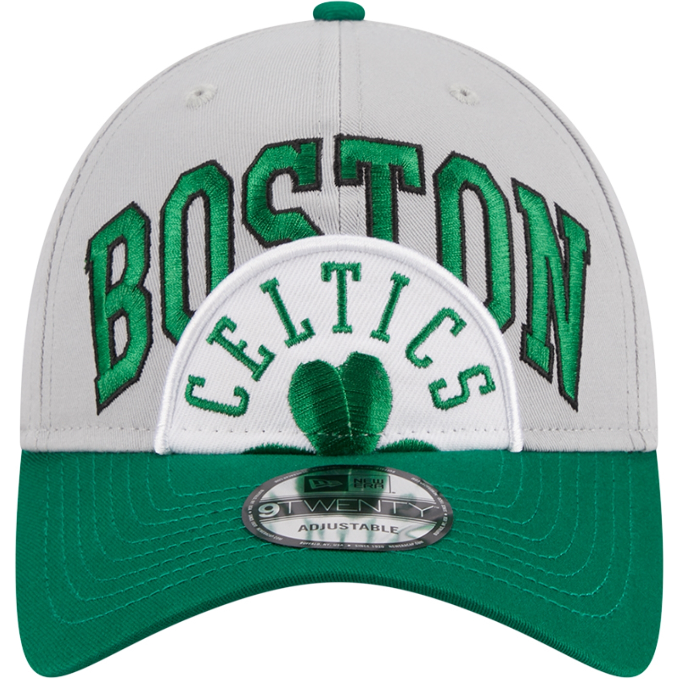 Bone New Era 9TWENTY Boston Celtics NBA Tip-Off 2023 Cinza 3