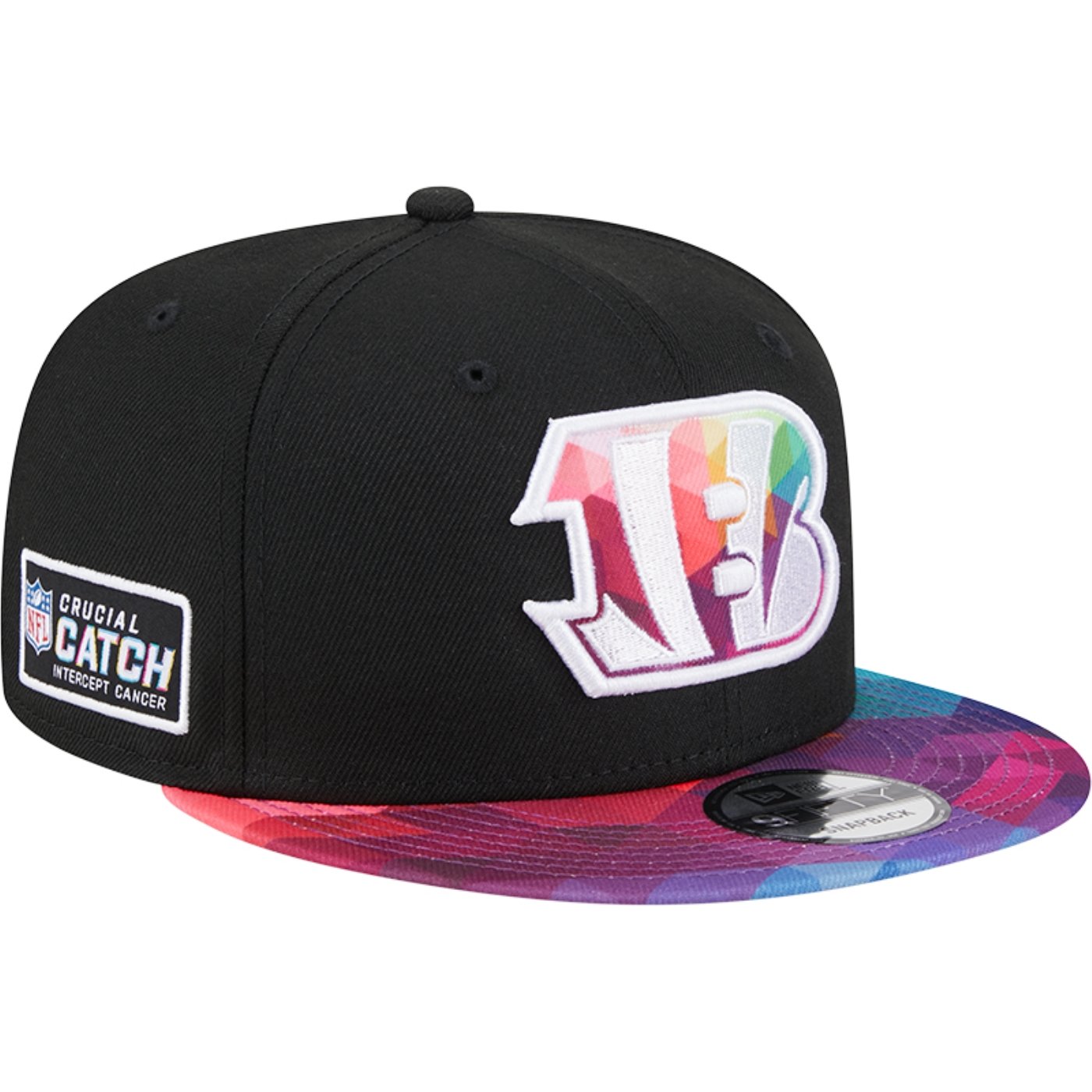 Bone New Era 9FIFTY NFL Crucial Catch 2023 Cincinnati Bengals Preto 1