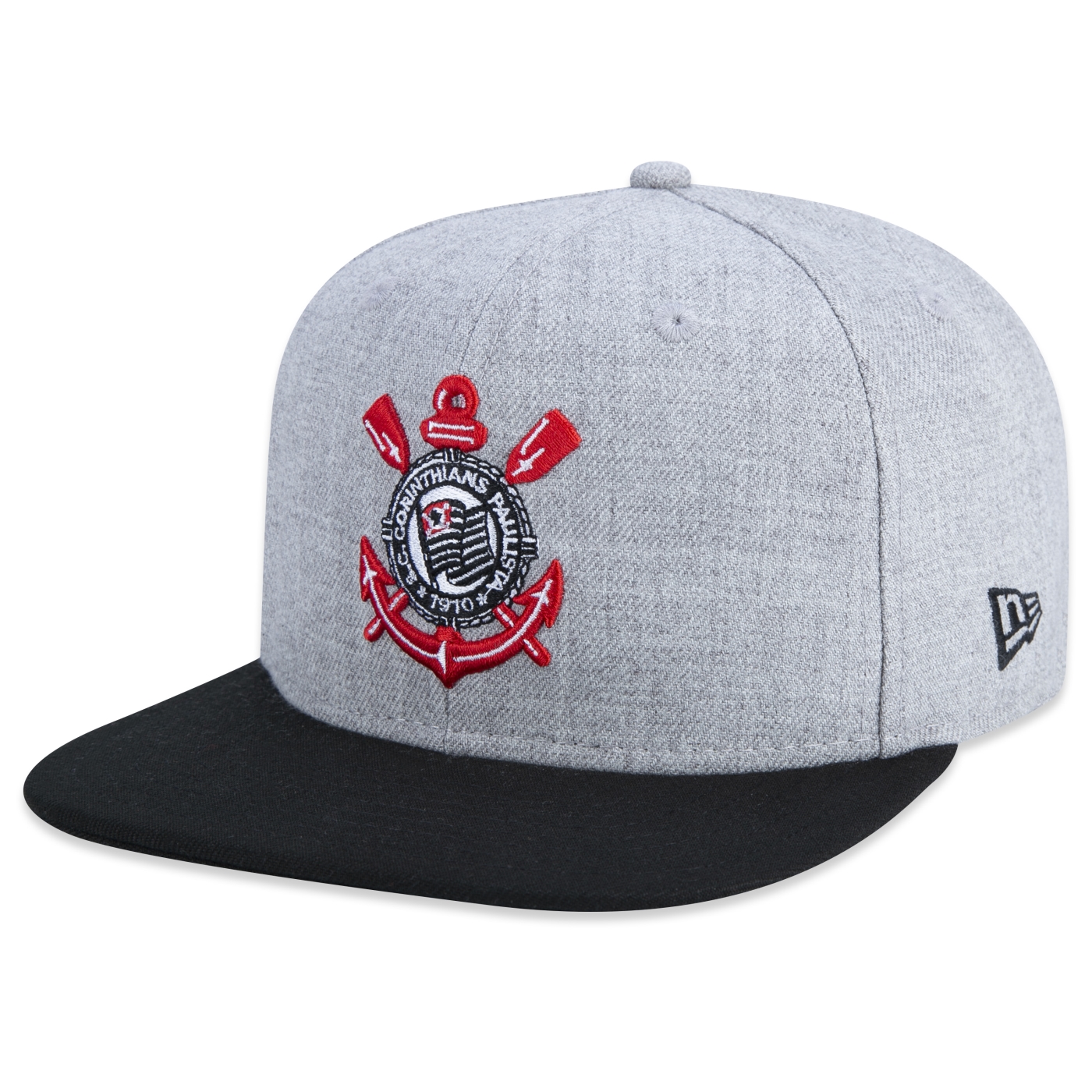 Bone New Era 9Fifty Orig.Fit Corinthians Futebol Cinza 3