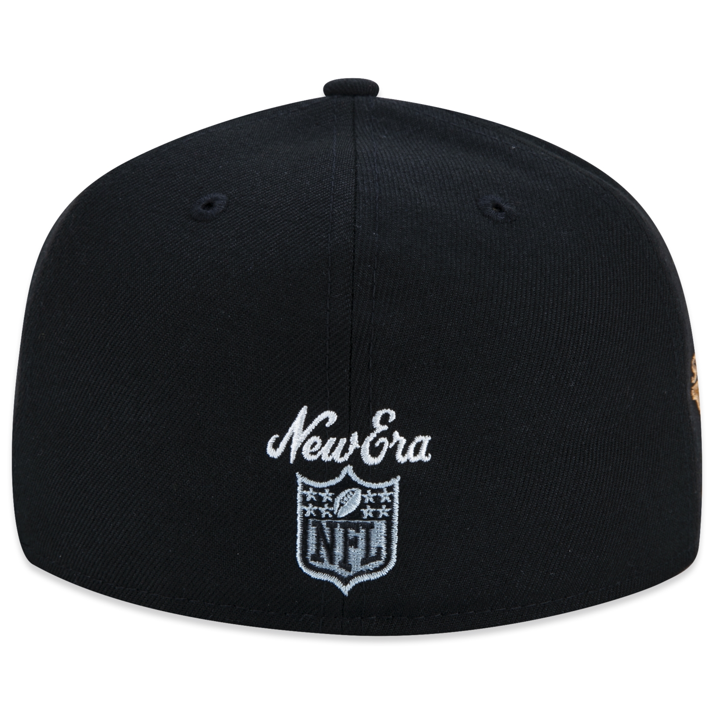 Bone New Era 59FIFTY Las Vegas Raiders Logo History Preto 5