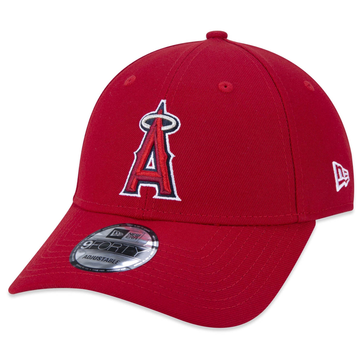 Bone New Era 9FORTY Snapback MLB Los Angeles Angels Aba Curva Vermelho Vermelho 1