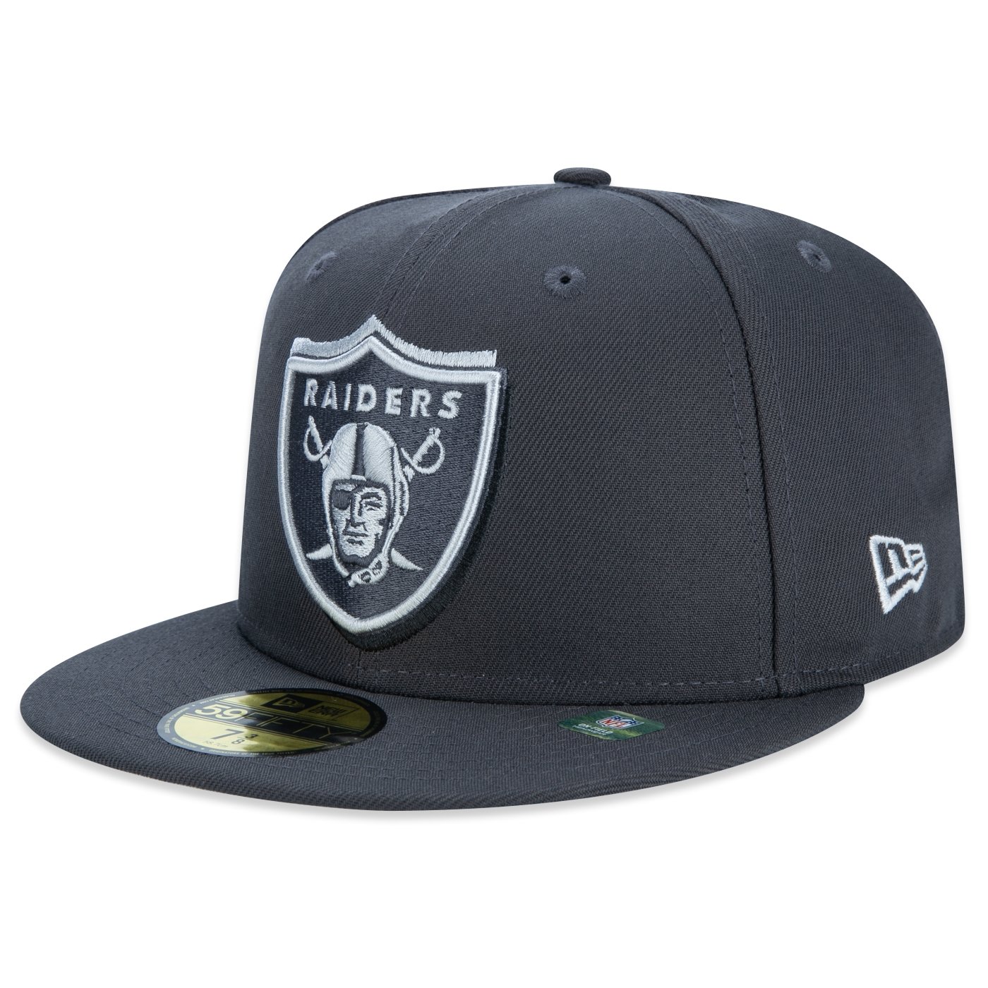 Bone New Era 59FIFTY Fitted Las Vegas Raiders Draft 2024 Chumbo 1