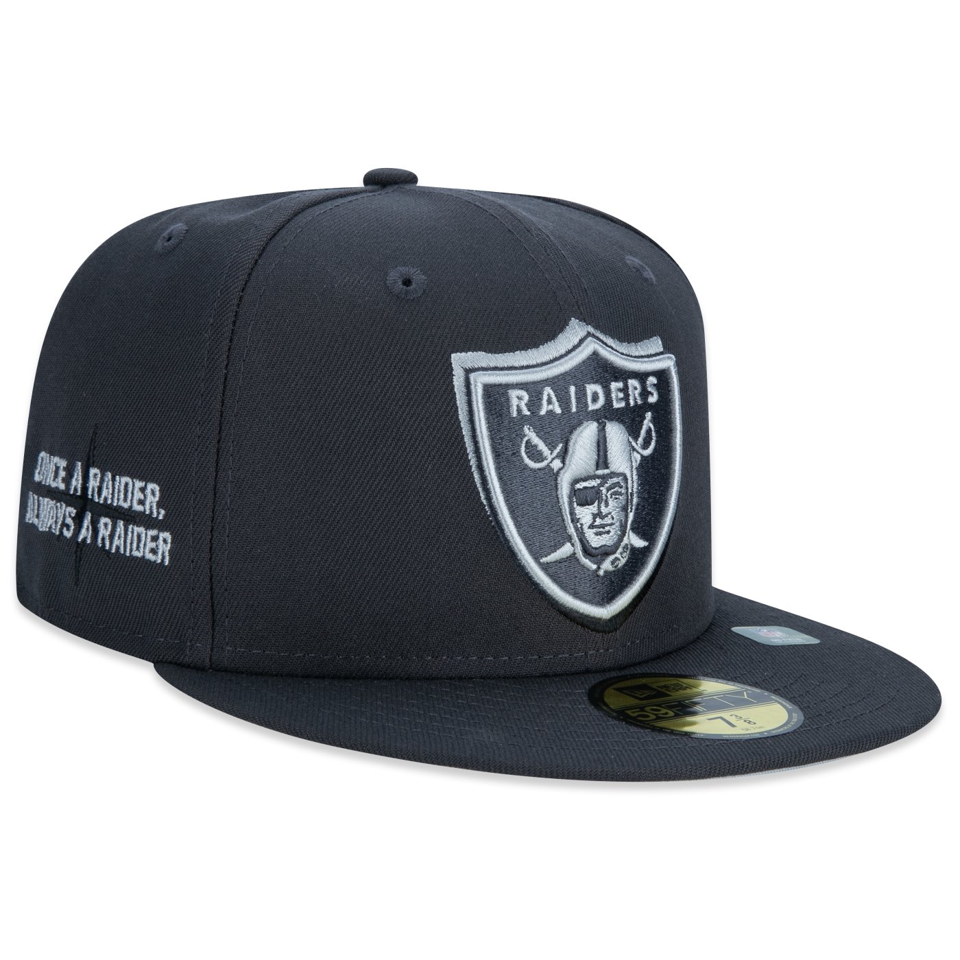 Bone New Era 59FIFTY Fitted Las Vegas Raiders Draft 2024 Chumbo 2
