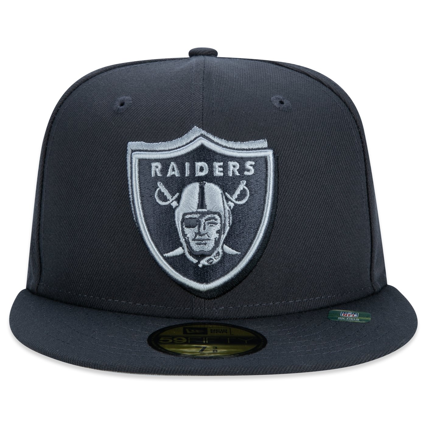 Bone New Era 59FIFTY Fitted Las Vegas Raiders Draft 2024 Chumbo 3