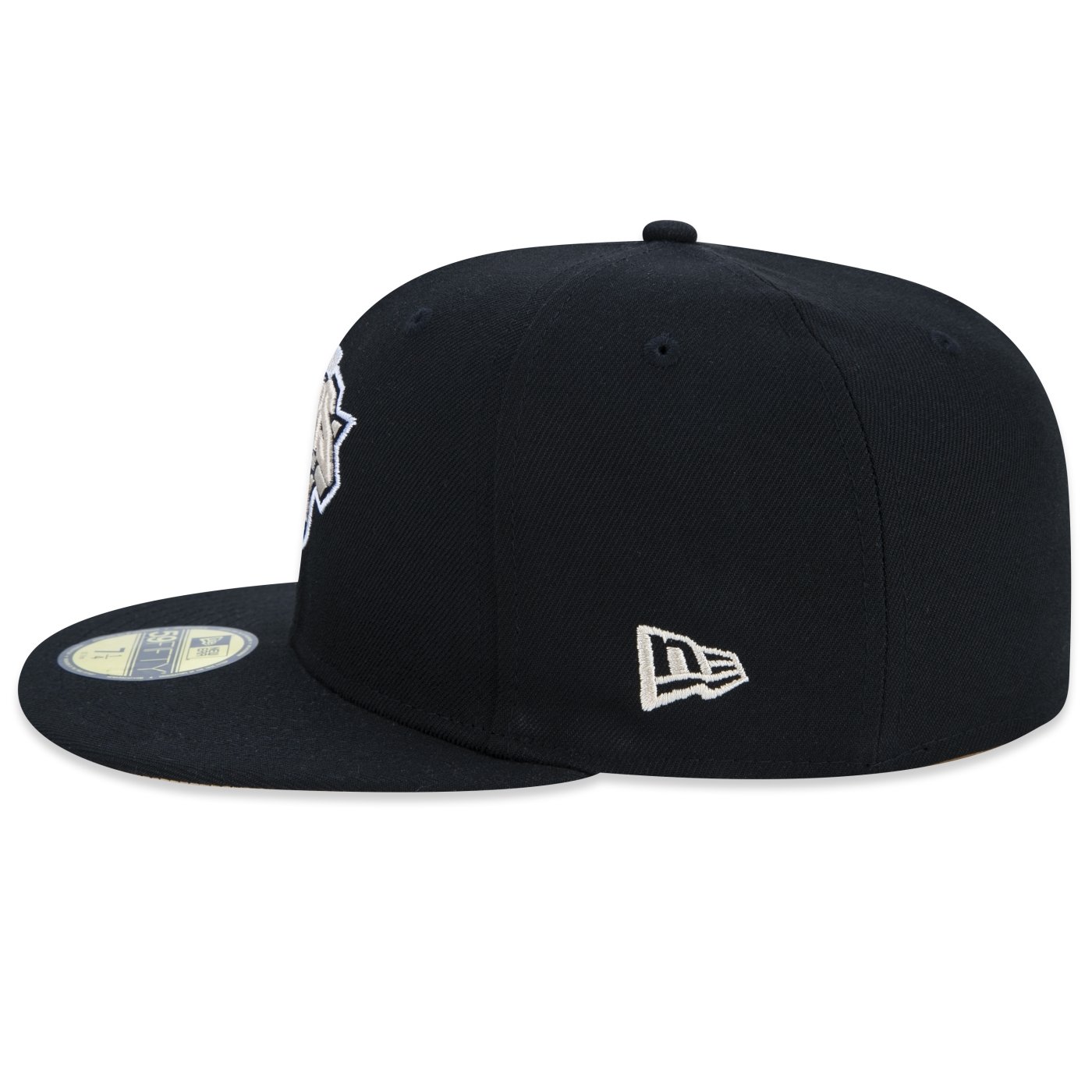 Bone New Era 59FIFTY New York Knicks Core NBA Preto 4