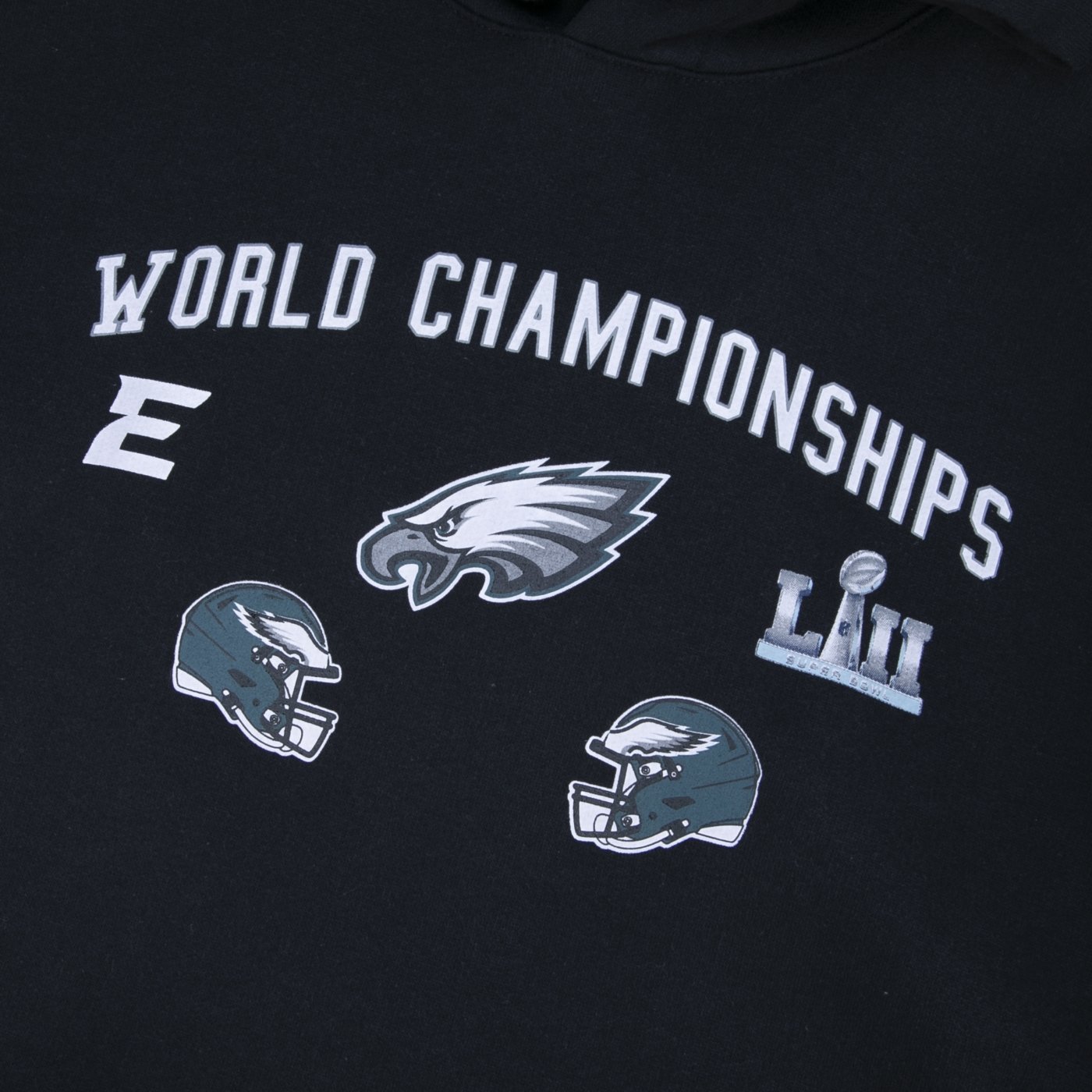 Moletom New Era Canguru Fechado Philadelphia Eagles World Championships Preto 3