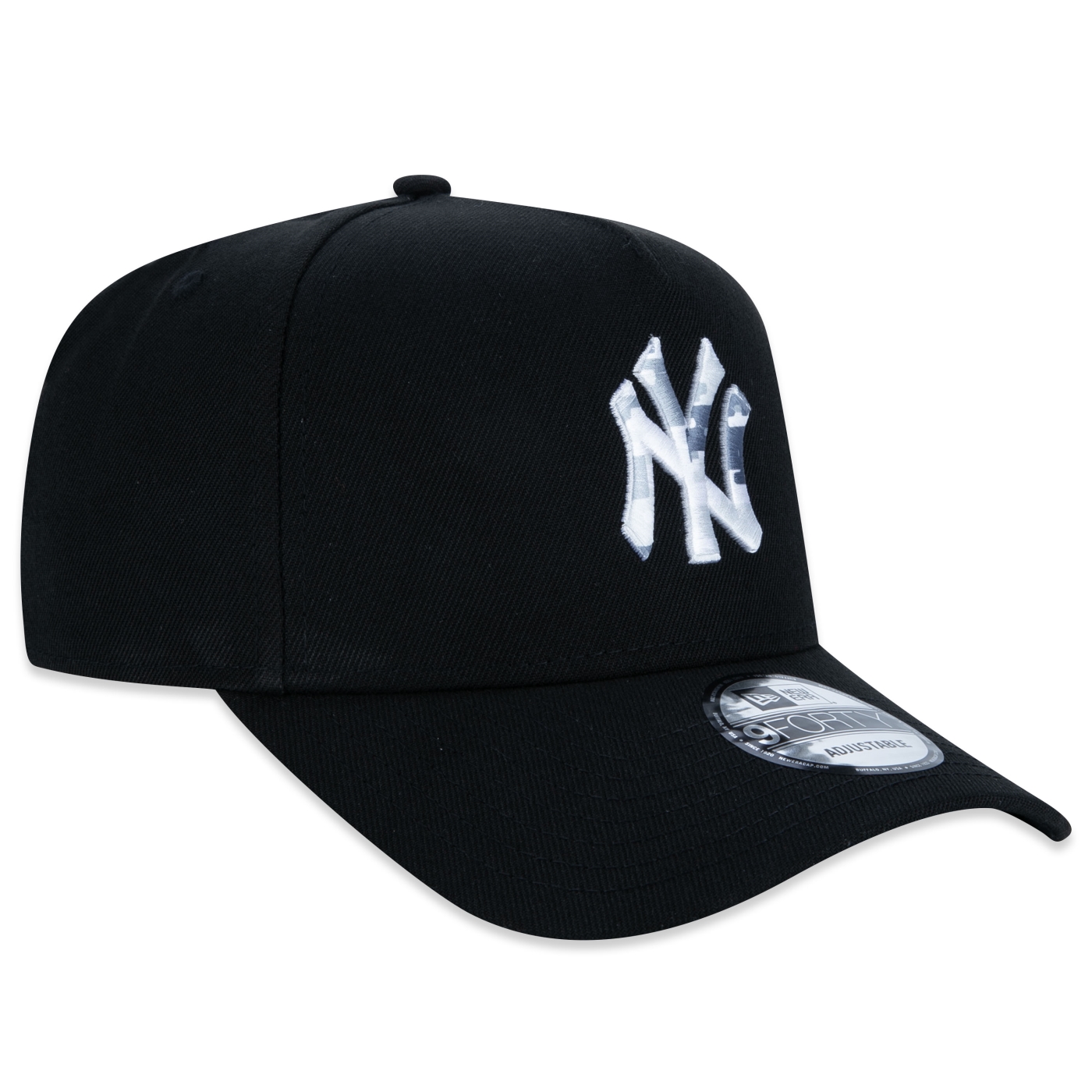 Bone New Era 9FORTY A-Frame New York Yankees Core MLB Preto 2