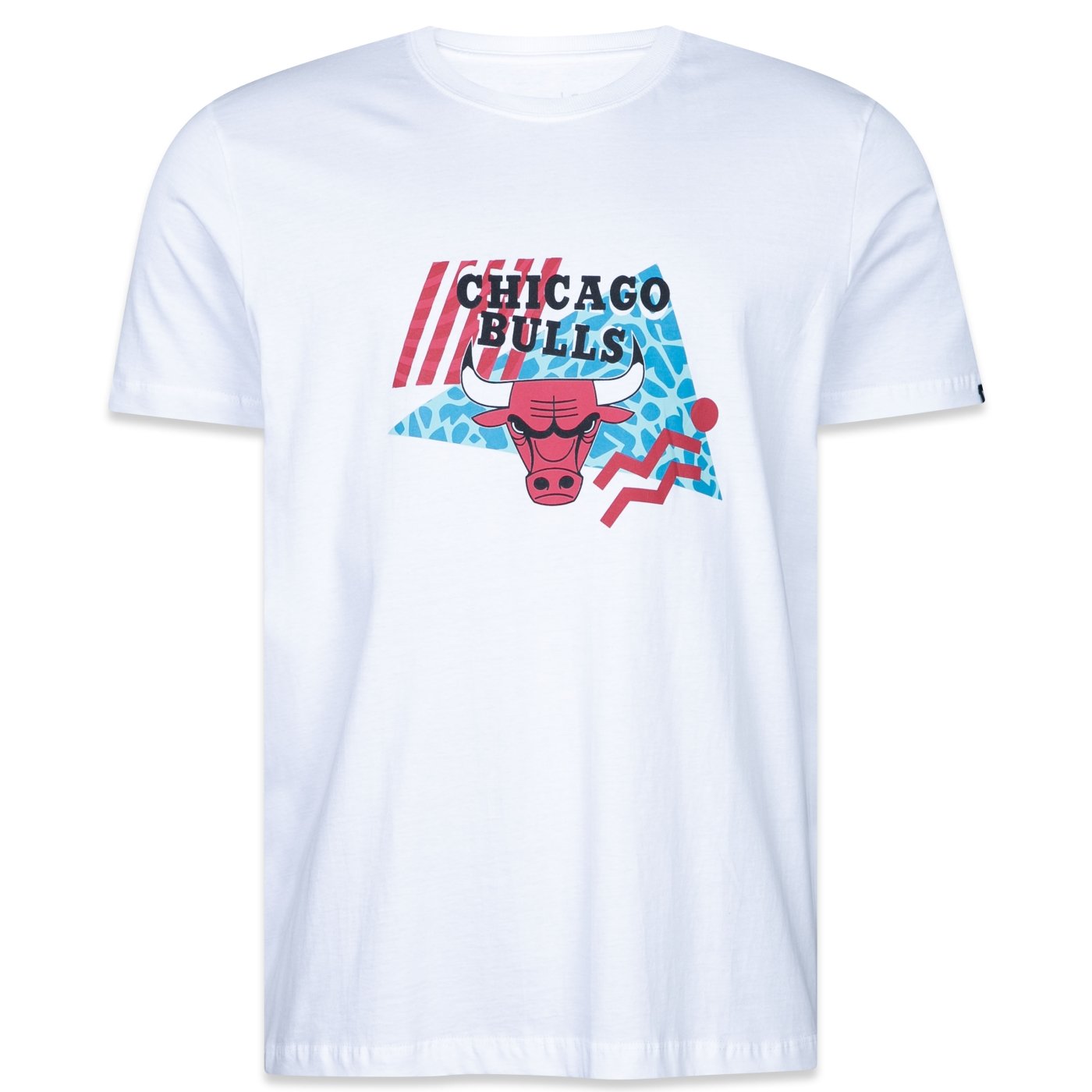 Camiseta New Era Regular Chicago Bulls All Sport Art Branco 1