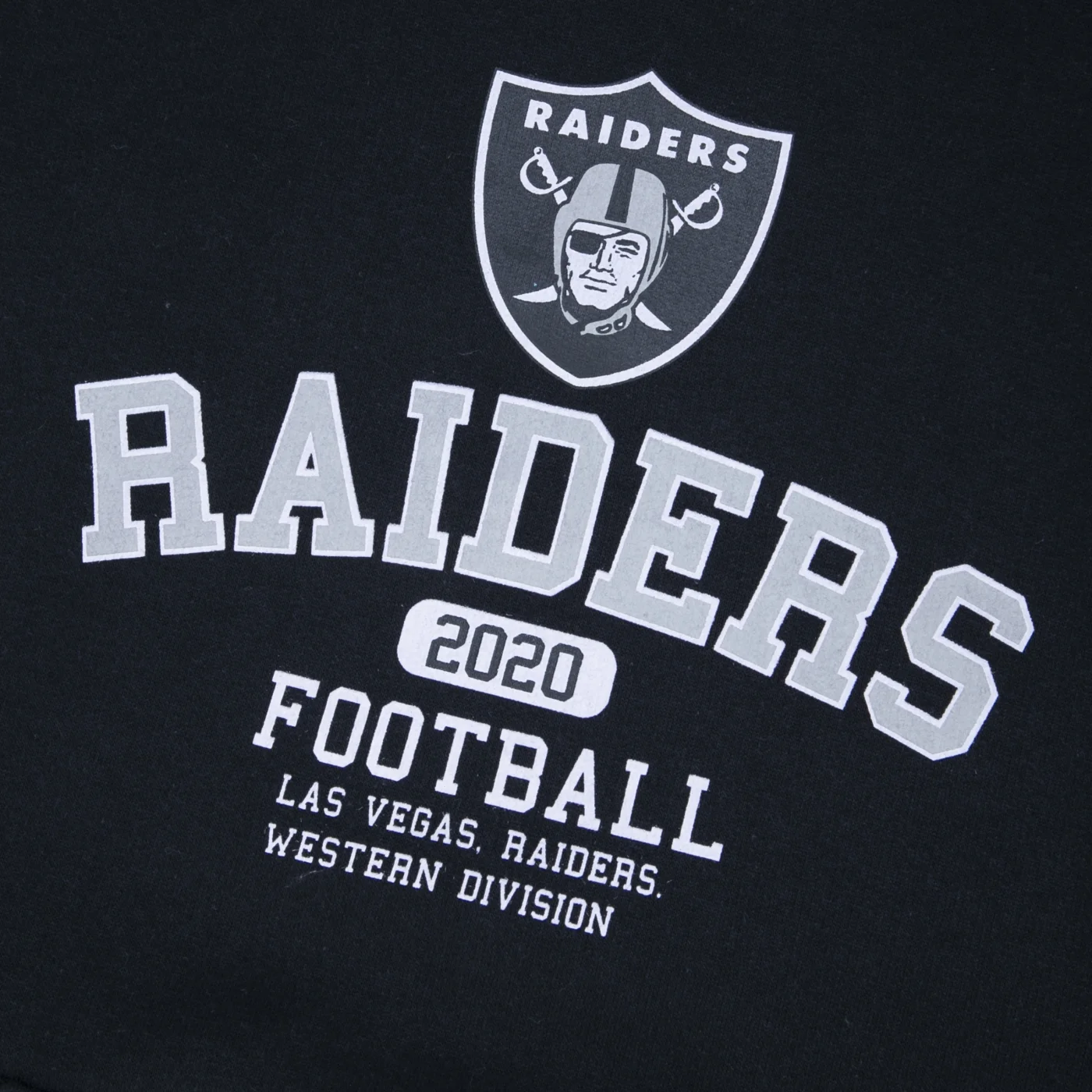 Moletom New Era Canguru Fechado Las Vegas Raiders Club House Preto 3