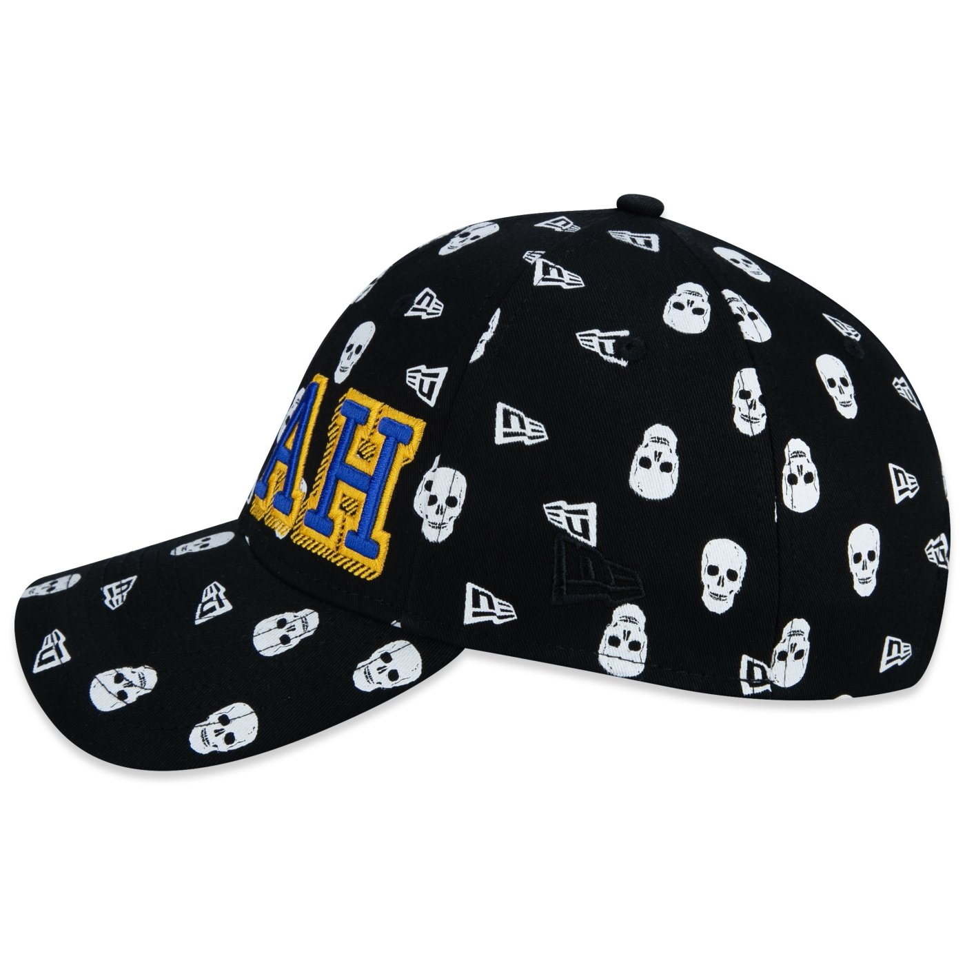 Bone New Era 9FORTY Collab Alexandre Herchcovitch Full Skull Preto 4