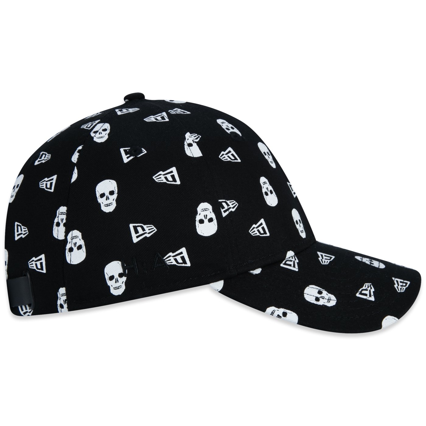 Bone New Era 9FORTY Collab Alexandre Herchcovitch Full Skull Preto 5