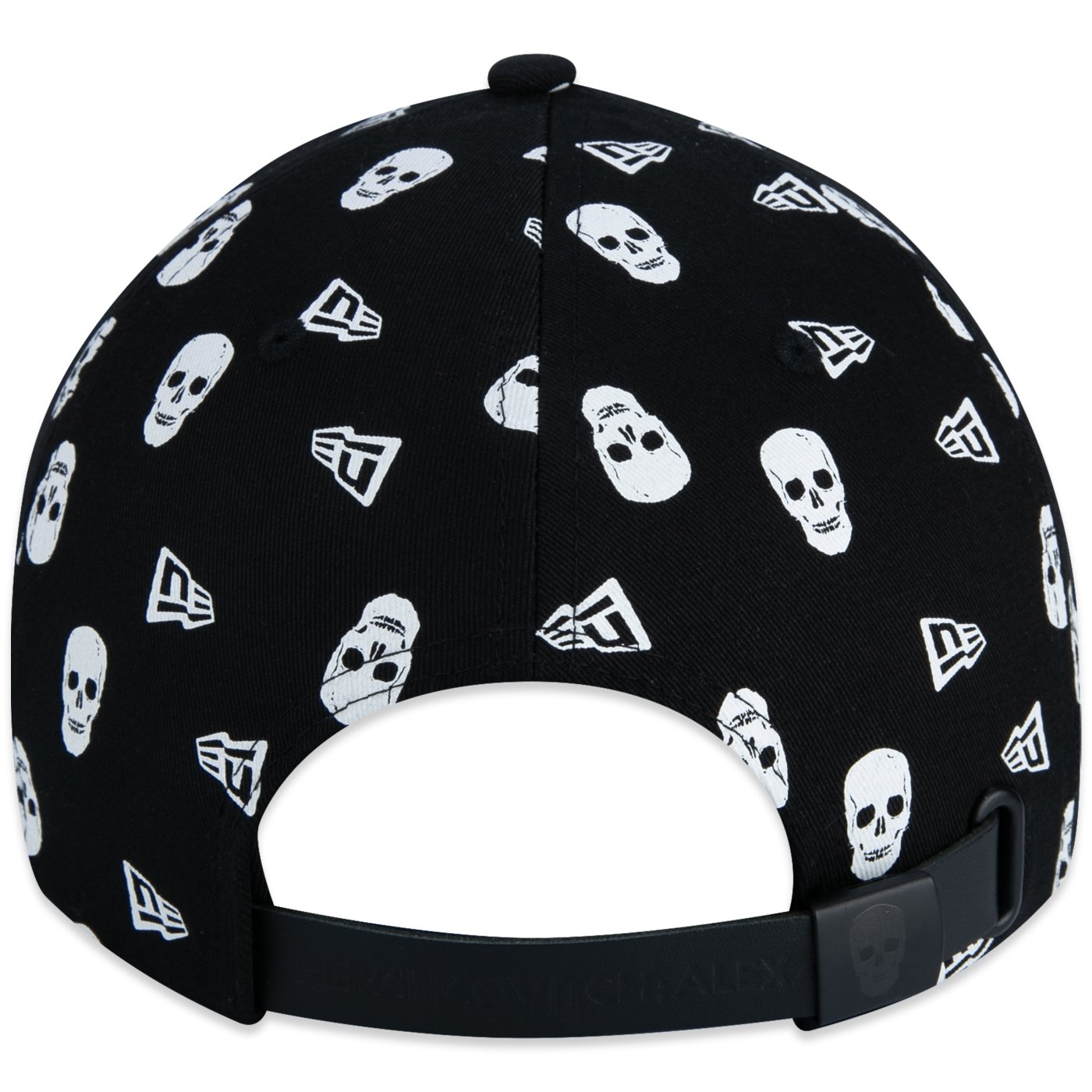 Bone New Era 9FORTY Collab Alexandre Herchcovitch Full Skull Preto 6
