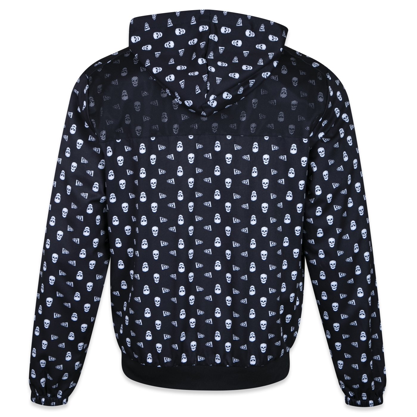 Jaqueta New Era Corta Vento Collab Alexandre Herchcovitch Full Logo Preto 2