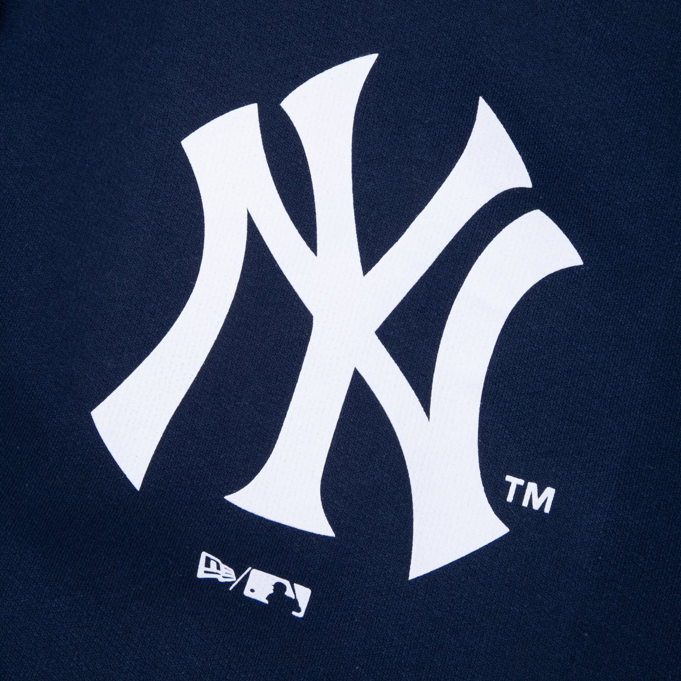 Moletom New Era Plus Size Canguru Fechado New York Yankees Marinho 3