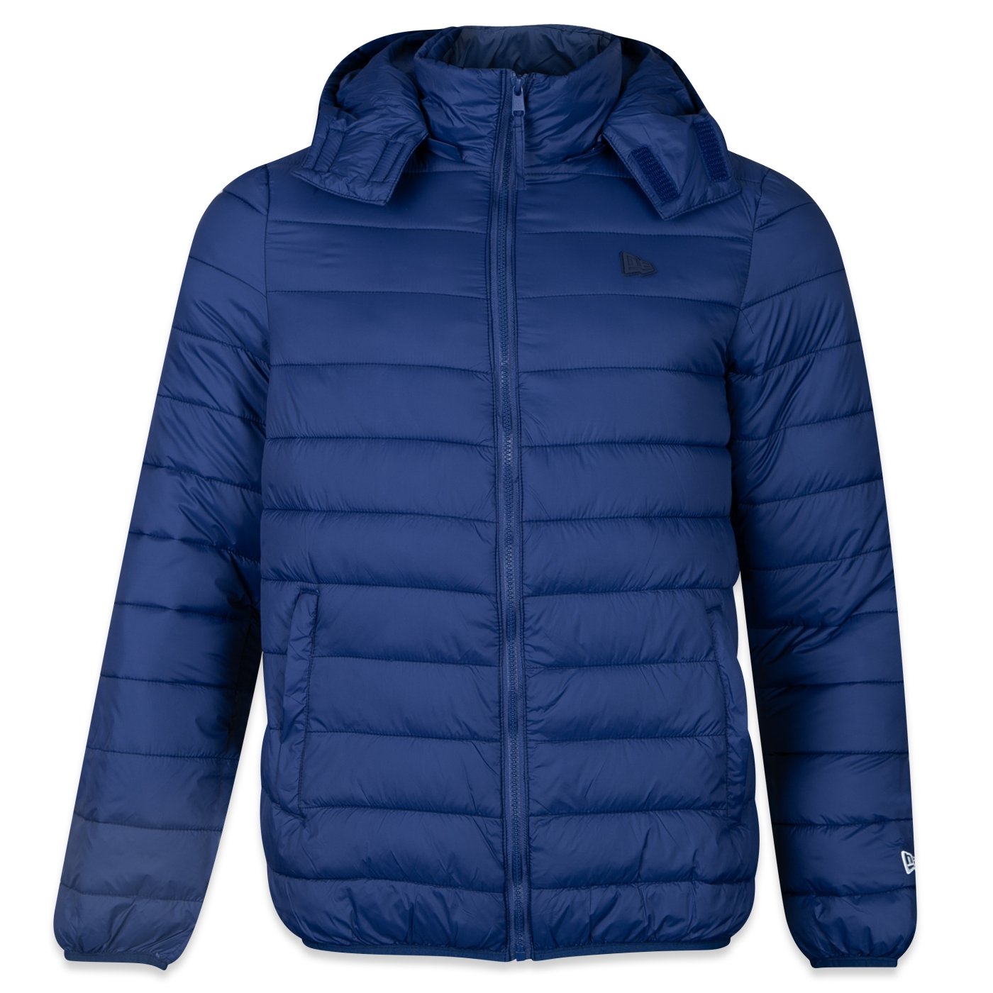 Jaqueta New Era Puffer Leve Flag Marinho