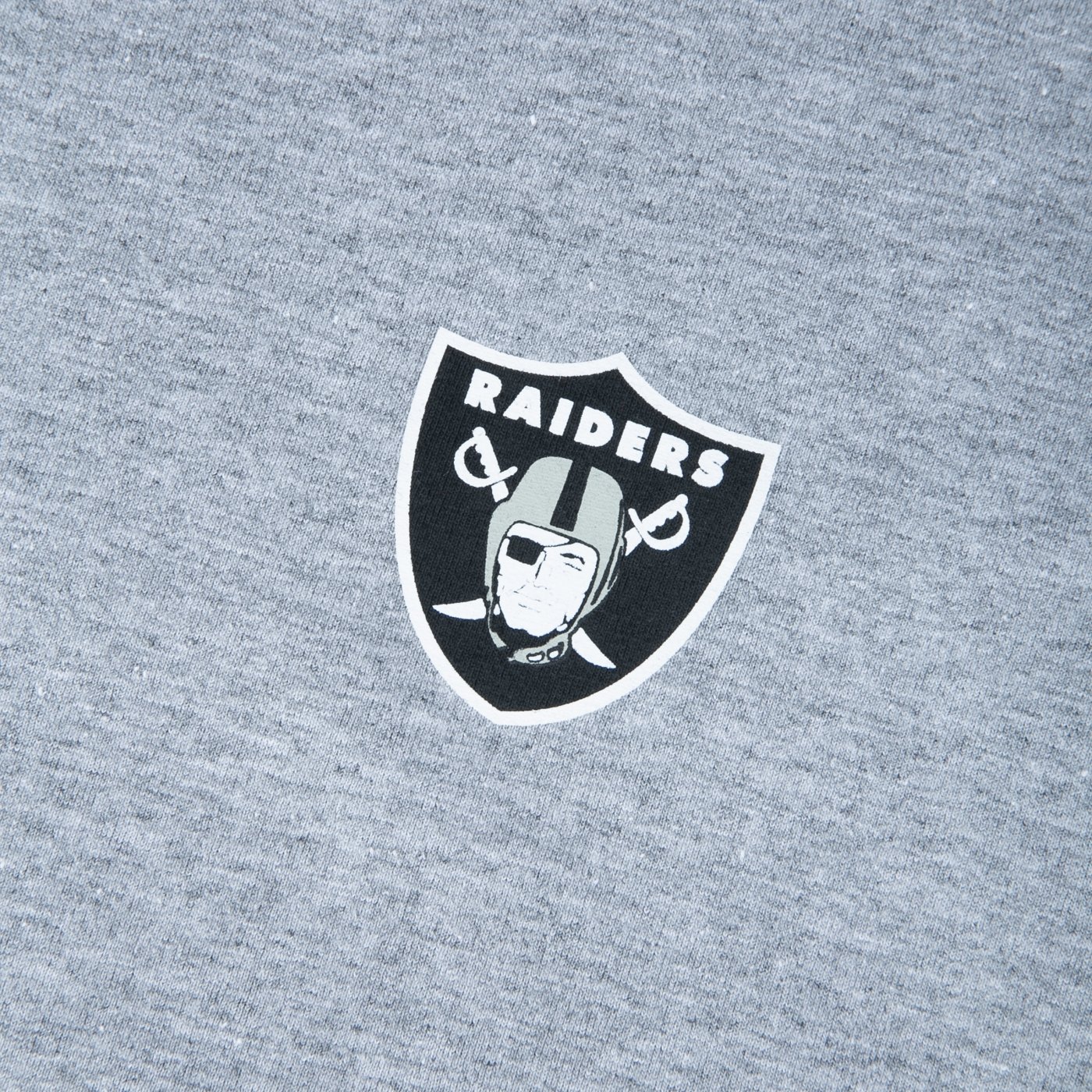 Camiseta New Era Regular NFL Las Vegas Raiders Mini Logo Mescla Cinza 3