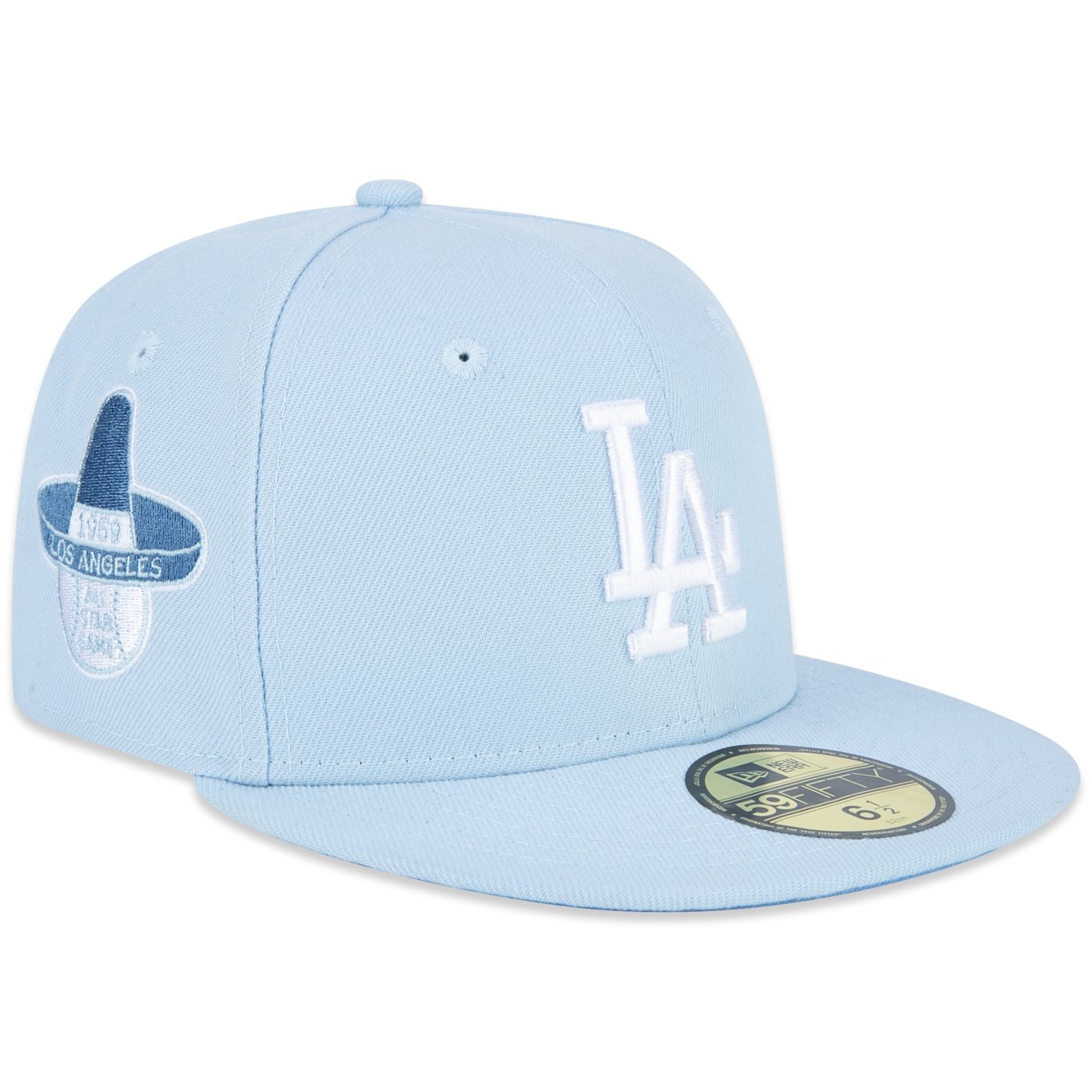Bone New Era Infantil 59FIFTY MLB Los Angeles Dodgers Patch Azul 2