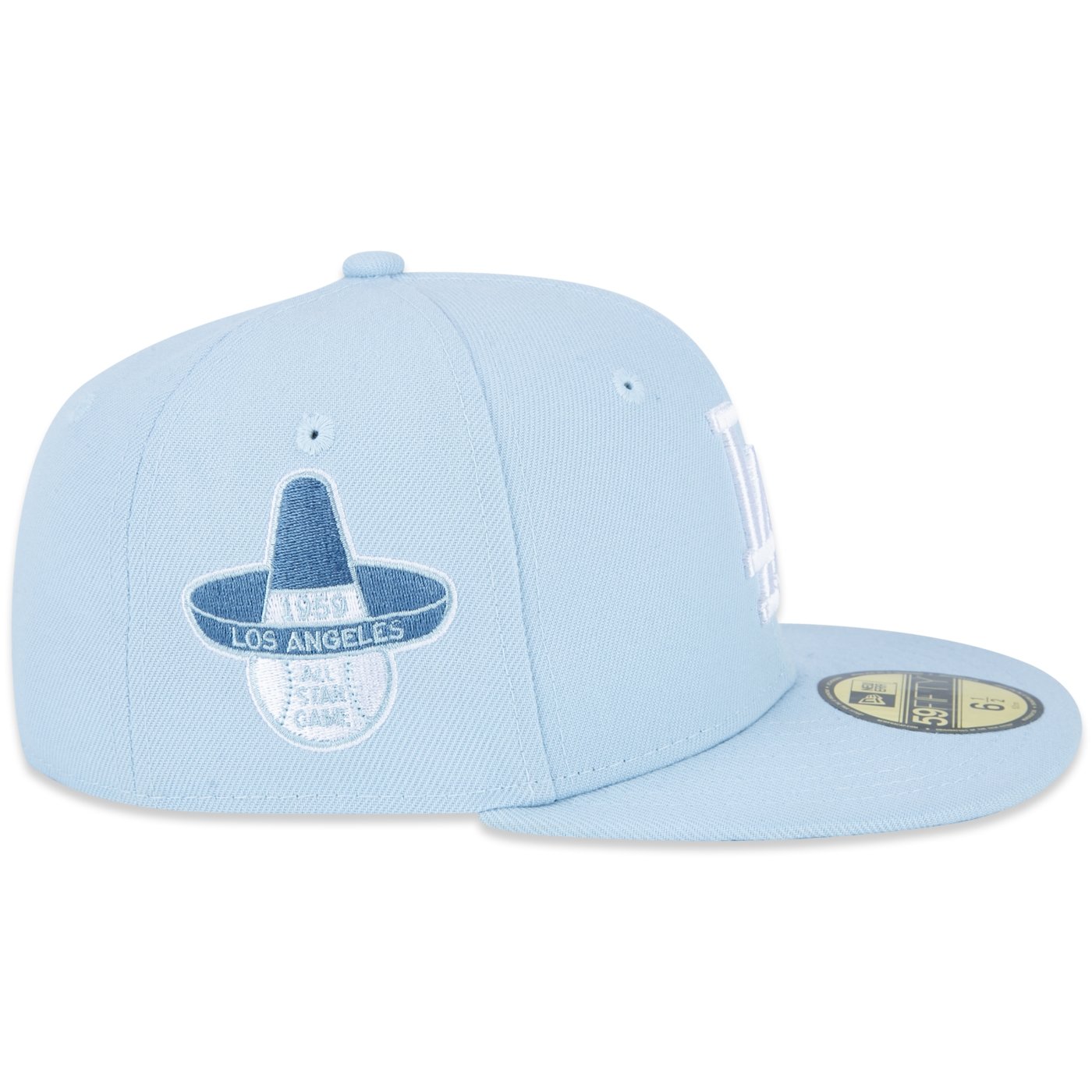 Bone New Era Infantil 59FIFTY MLB Los Angeles Dodgers Patch Azul 5