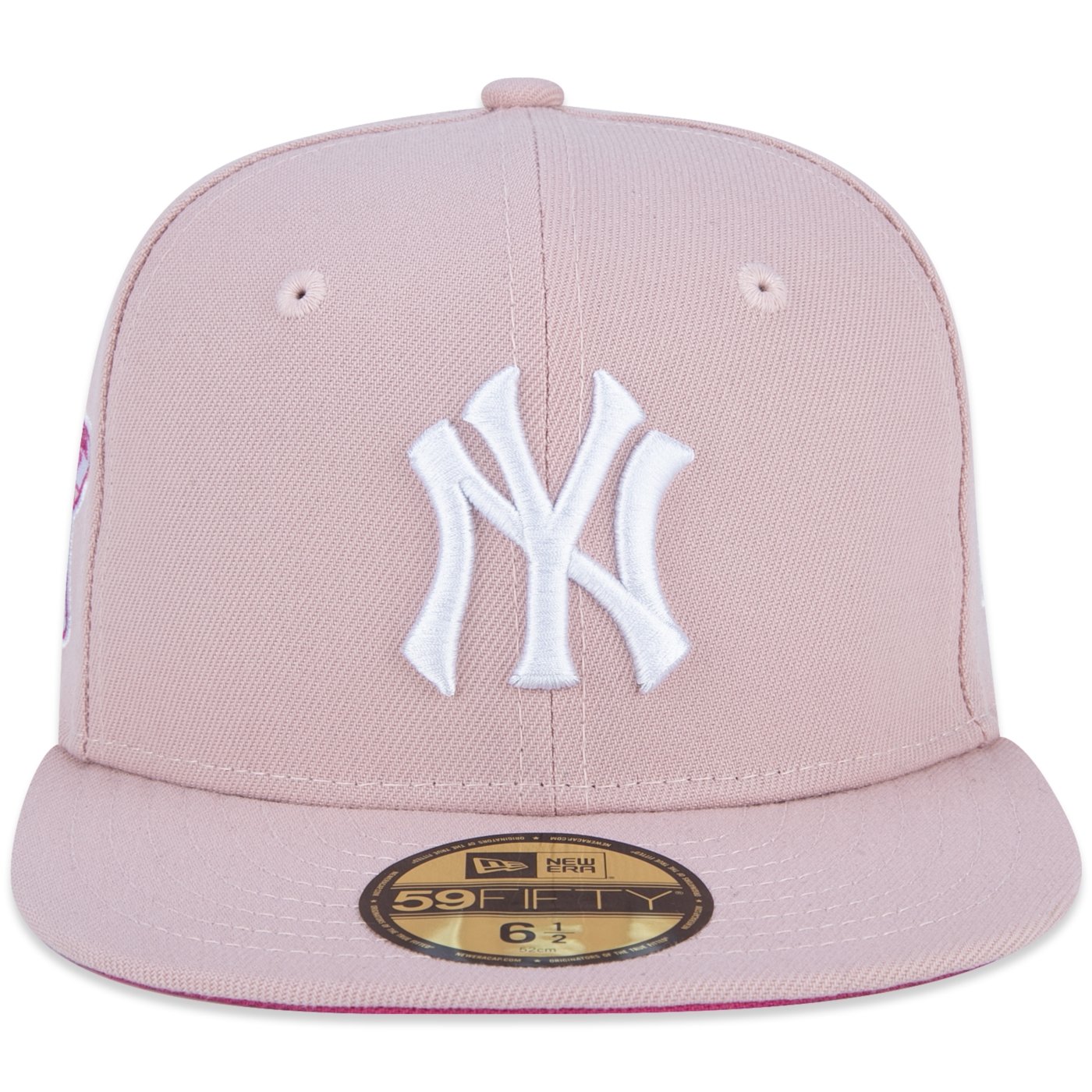 Bone New Era Infantil 59FIFTY MLB New York Yankees Patch Rosa 3