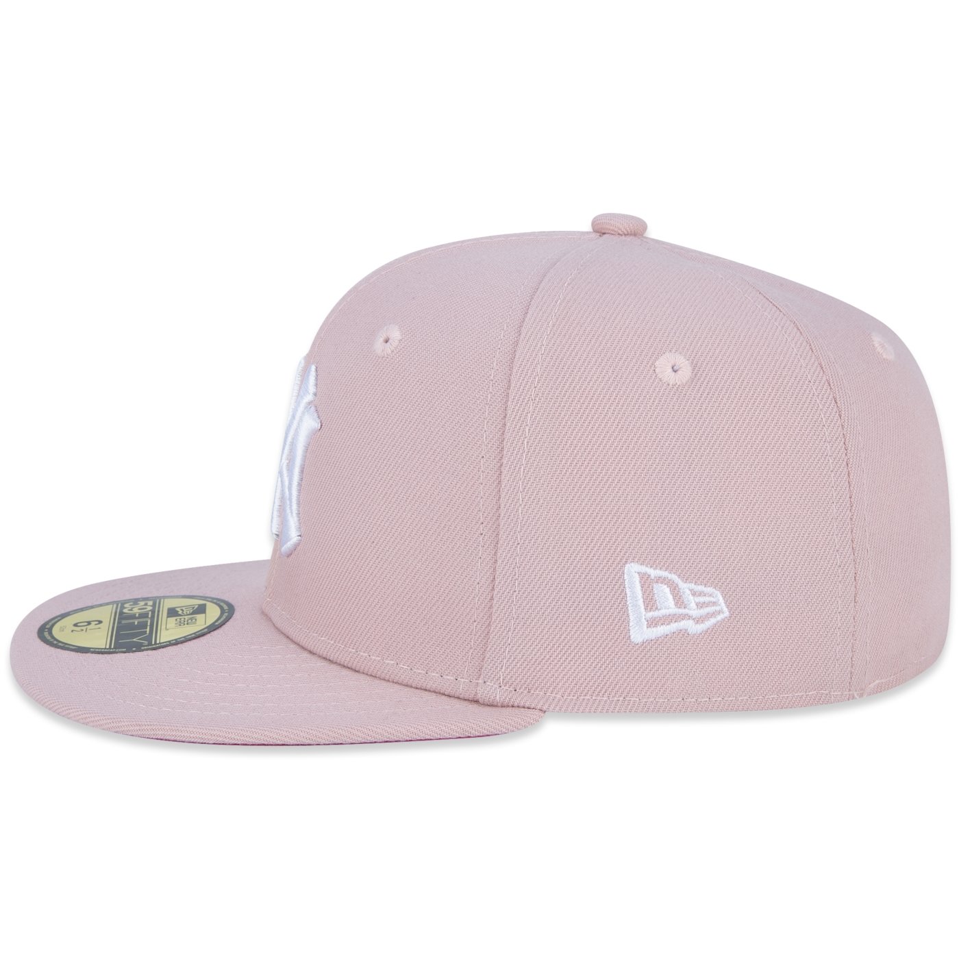 Bone New Era Infantil 59FIFTY MLB New York Yankees Patch Rosa 4