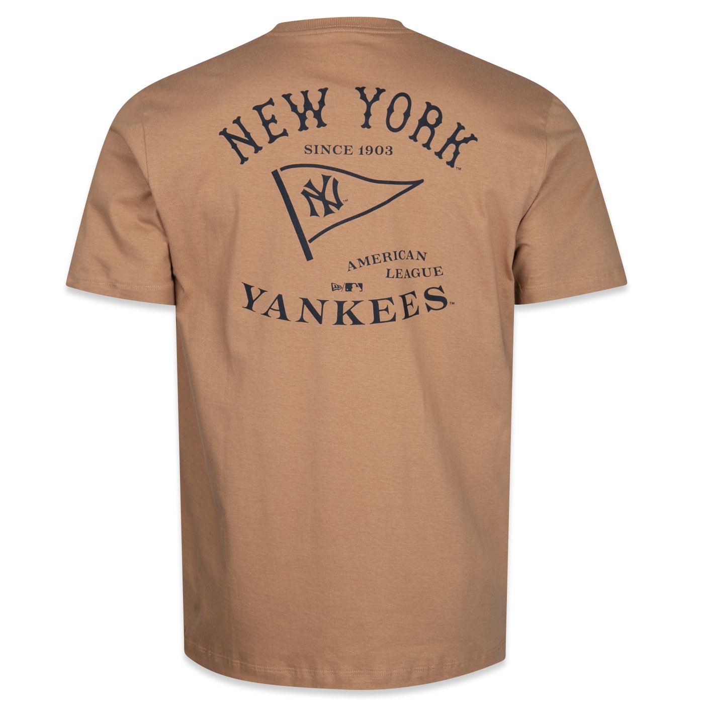 Camiseta New Era Regular MLB New York Yankees Fashion Vintage Class Marrom 2