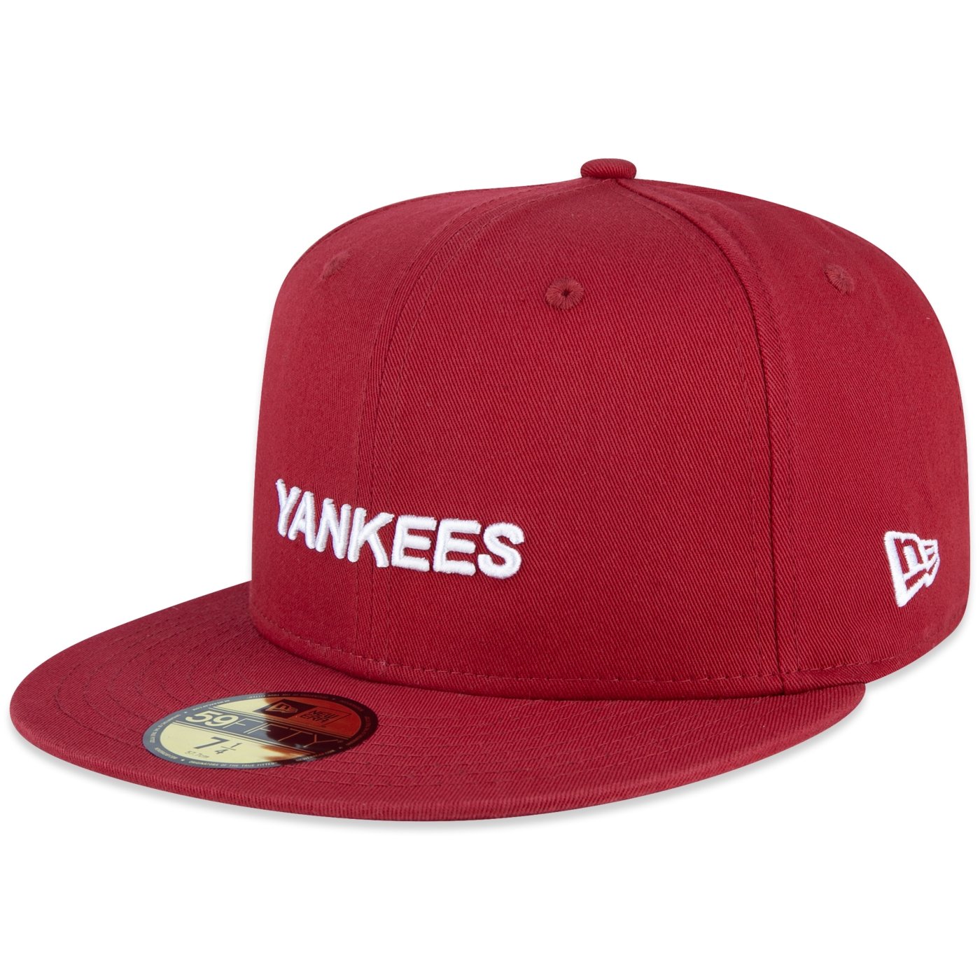 Bone New Era 59FIFTY MLB New York Yankees Core Essentials Style Vermelho Escuro 1