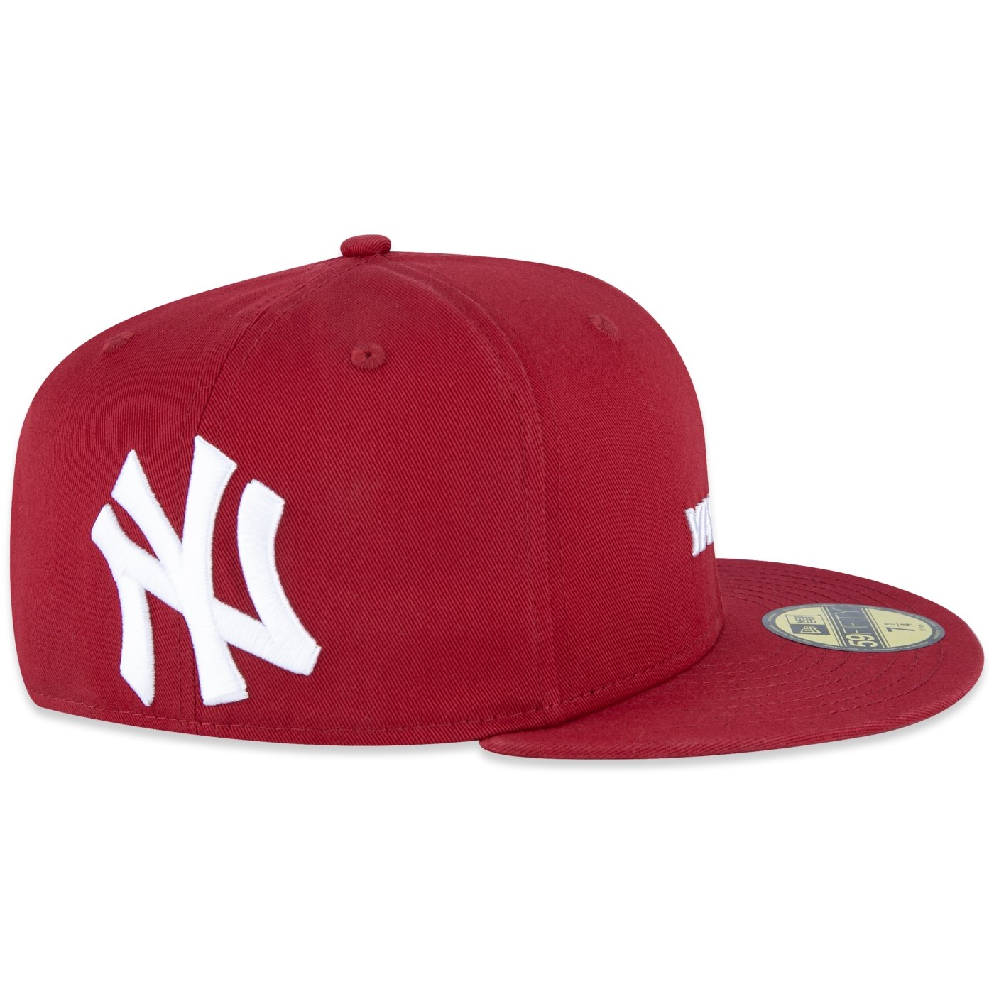 Bone New Era 59FIFTY MLB New York Yankees Core Essentials Style Vermelho Escuro 5