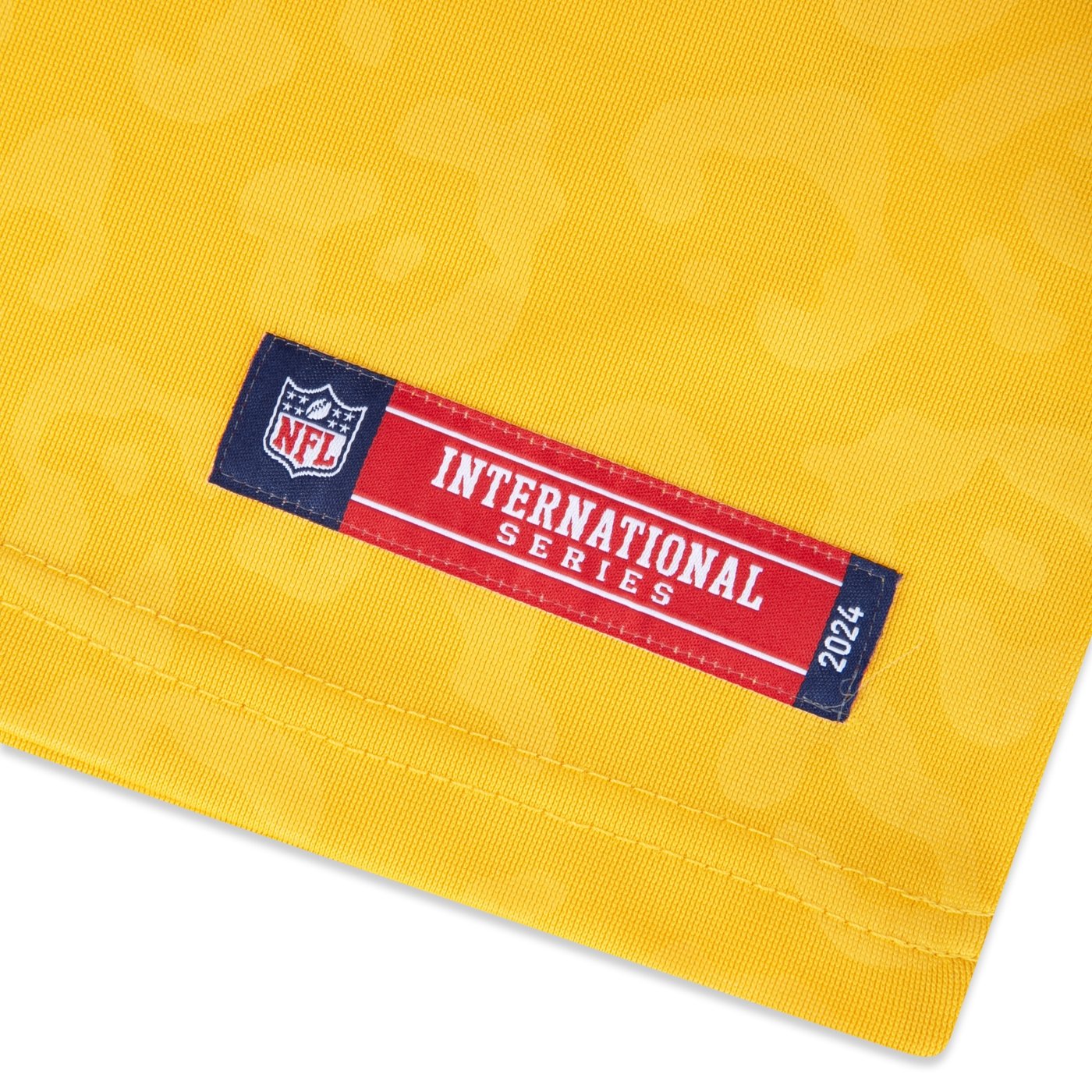 Camiseta New Era Regular Onca Pintada Green Bay Packers 2024 Sao Paulo Game Amarelo 5